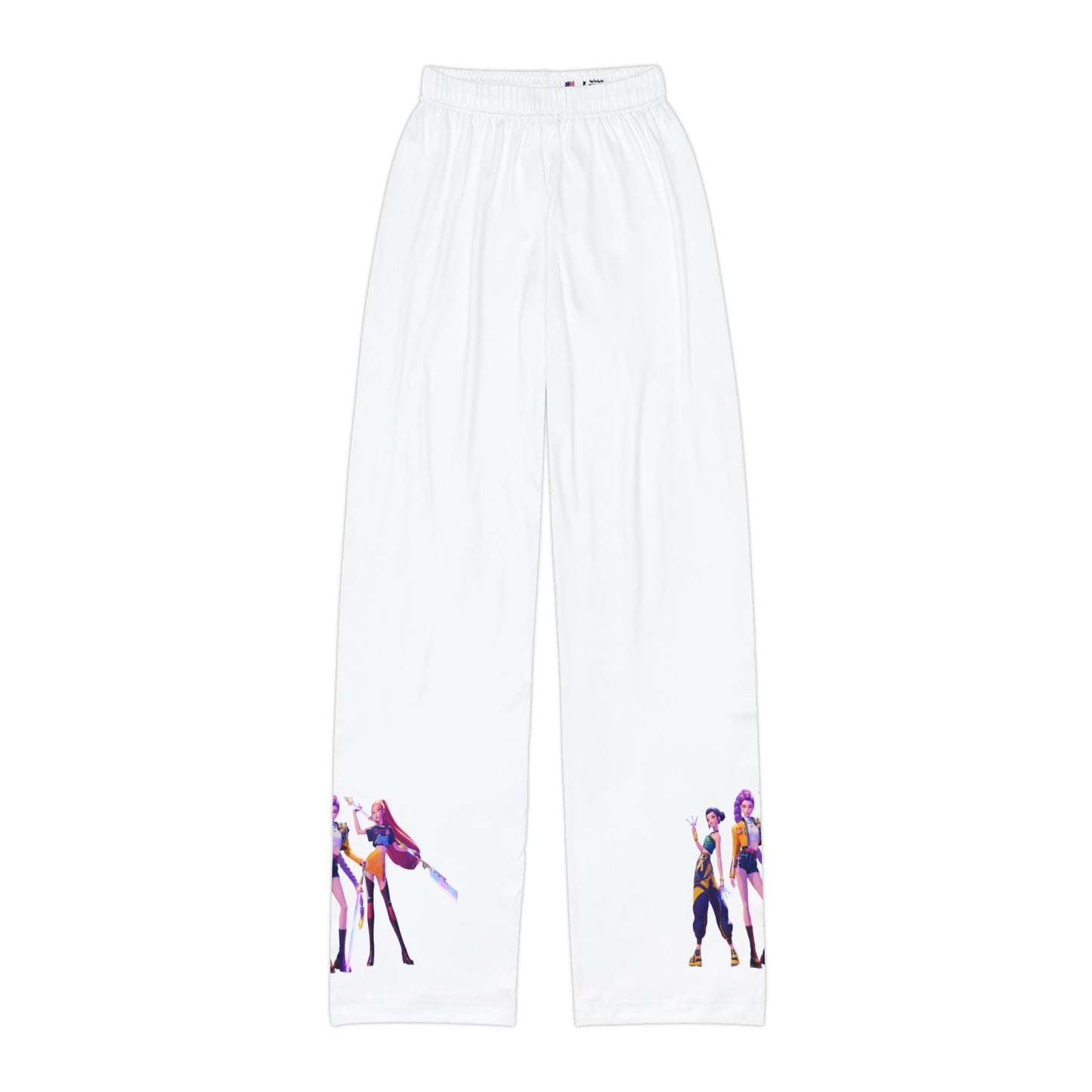 Kids Lounge Pants — Colorful Dance Characters AOP Printed Kids' Loungewear