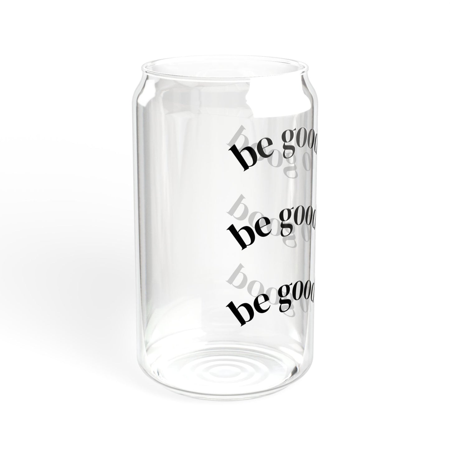 16oz Sipper Glass — Clear Drinkware Tumbler