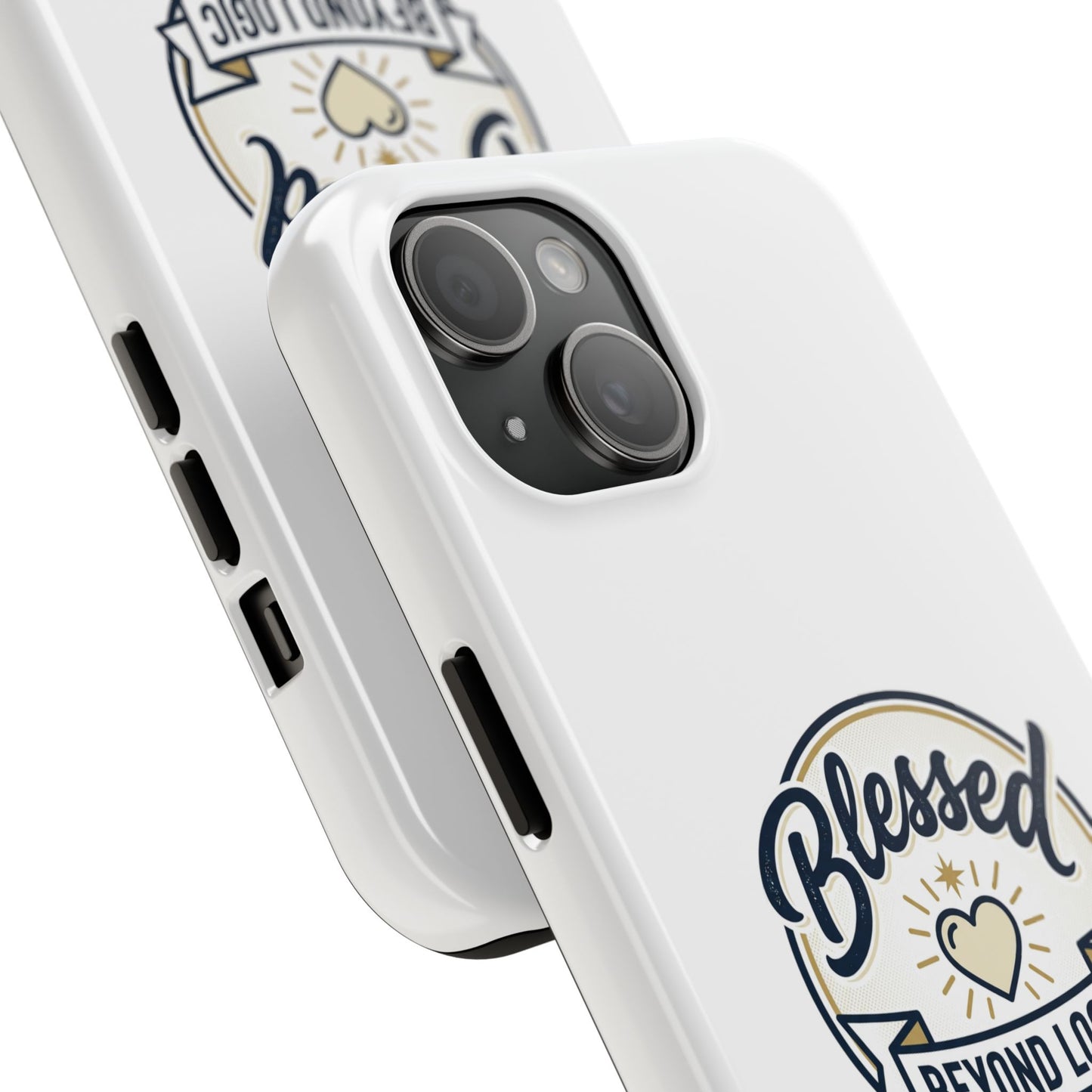 Blessed Beyond Logic Tough Phone Case — Inspirational Christian Phone Cover