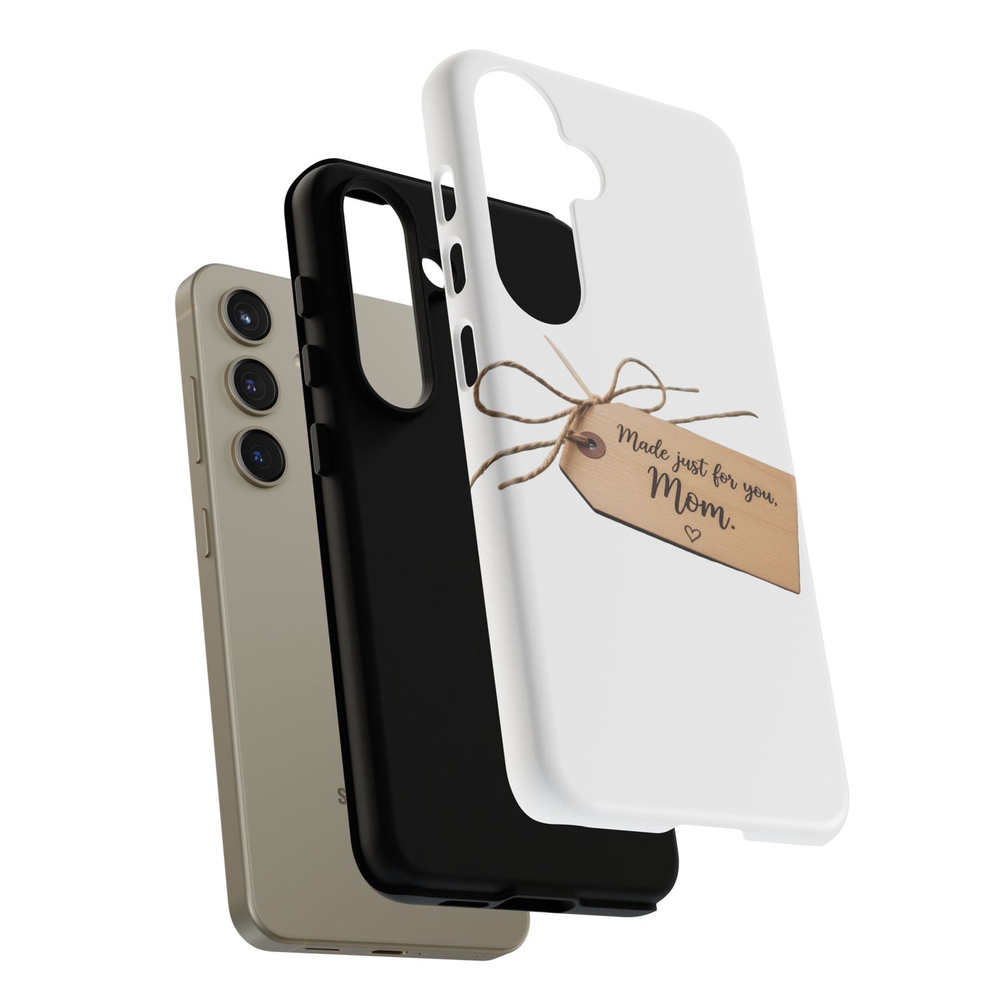 Mom Gift Phone Case — "Made Just for You, Mom" Tough Protective Cover