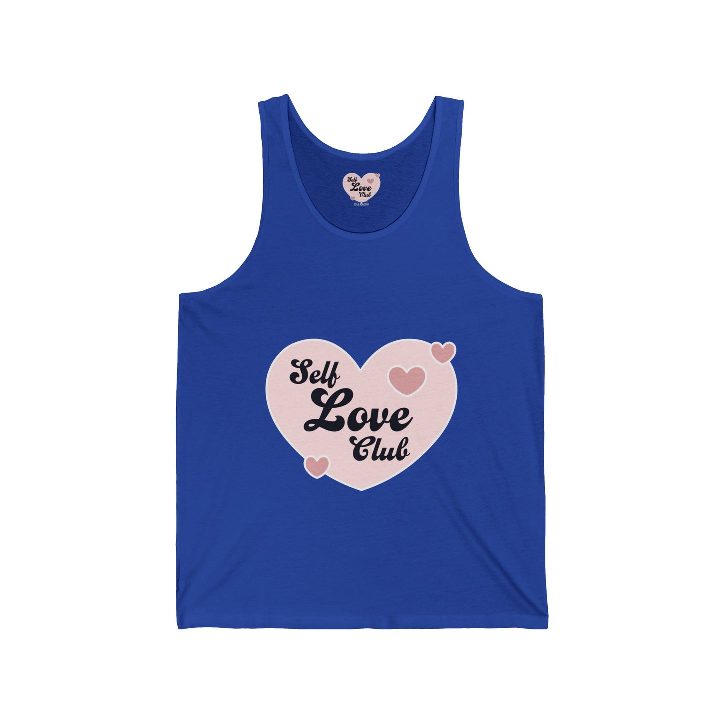 Self Love Club Tank Top — Pink Heart Wellness Graphic Tank