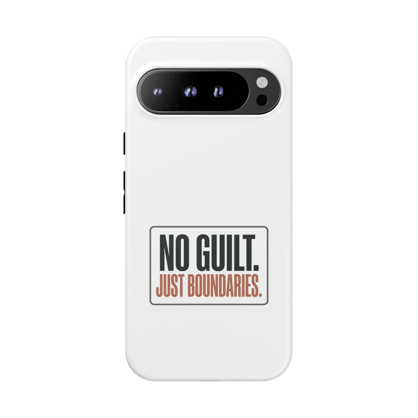 Phone Case — “No Guilt. Just Boundaries.” Motivational Protective Case