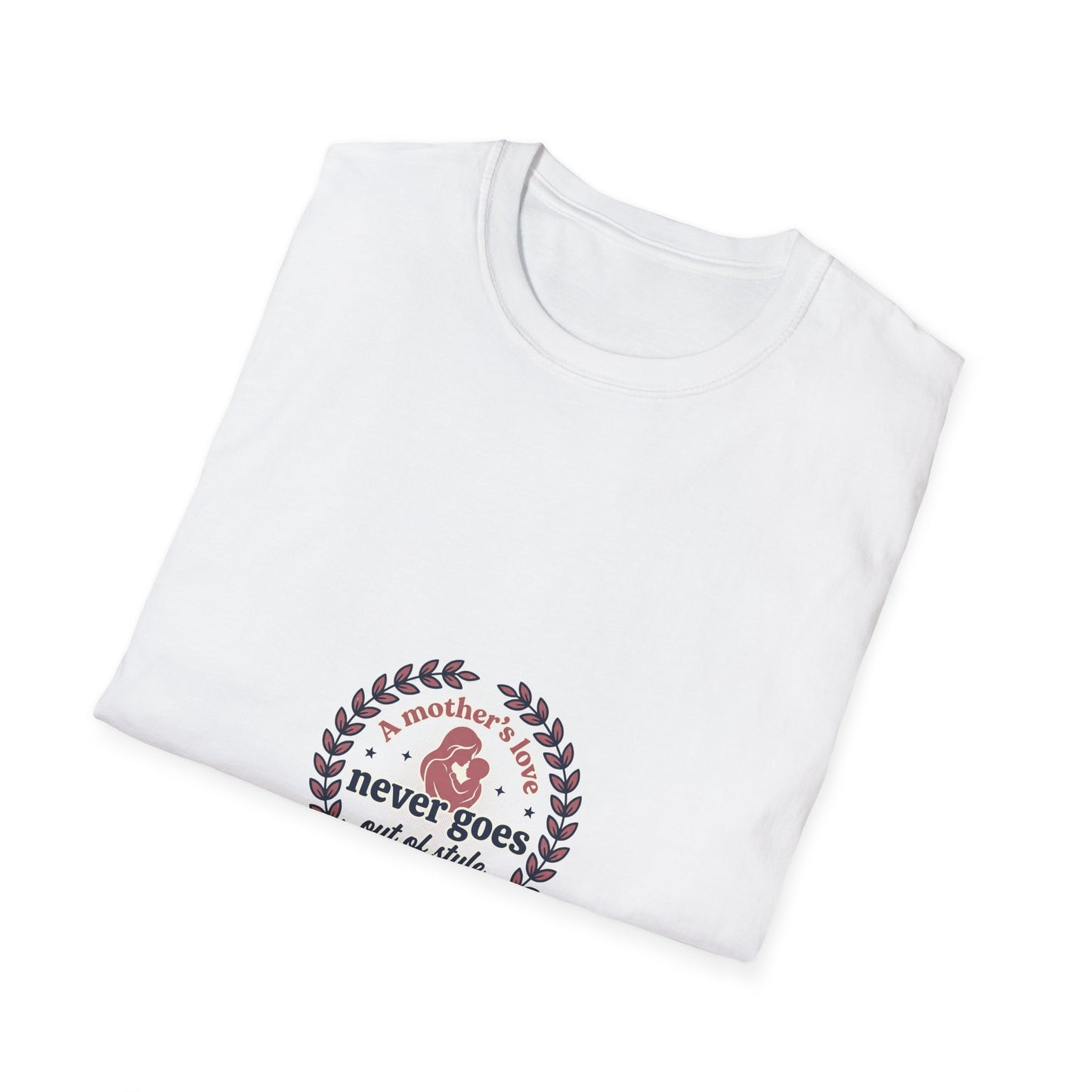 Love Never Goes Out of Style Retro Rose T-Shirt - Camiseta "O Amor Nunca Sai de Moda" – Rosa Retrô