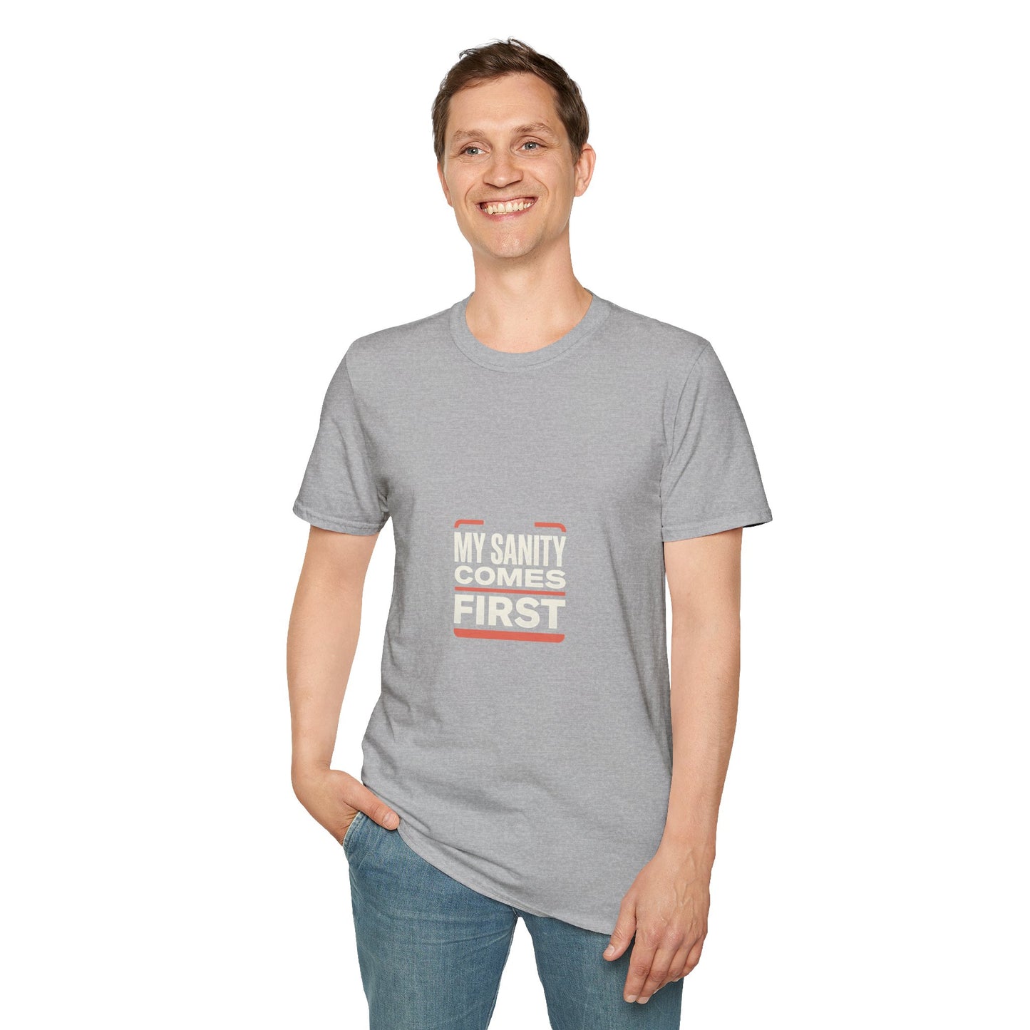 T‑Shirt — Minimal 'My Sanity Comes First' Graphic Tee