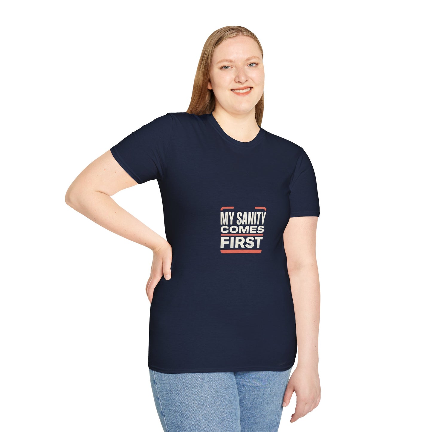 T‑Shirt — Minimal 'My Sanity Comes First' Graphic Tee