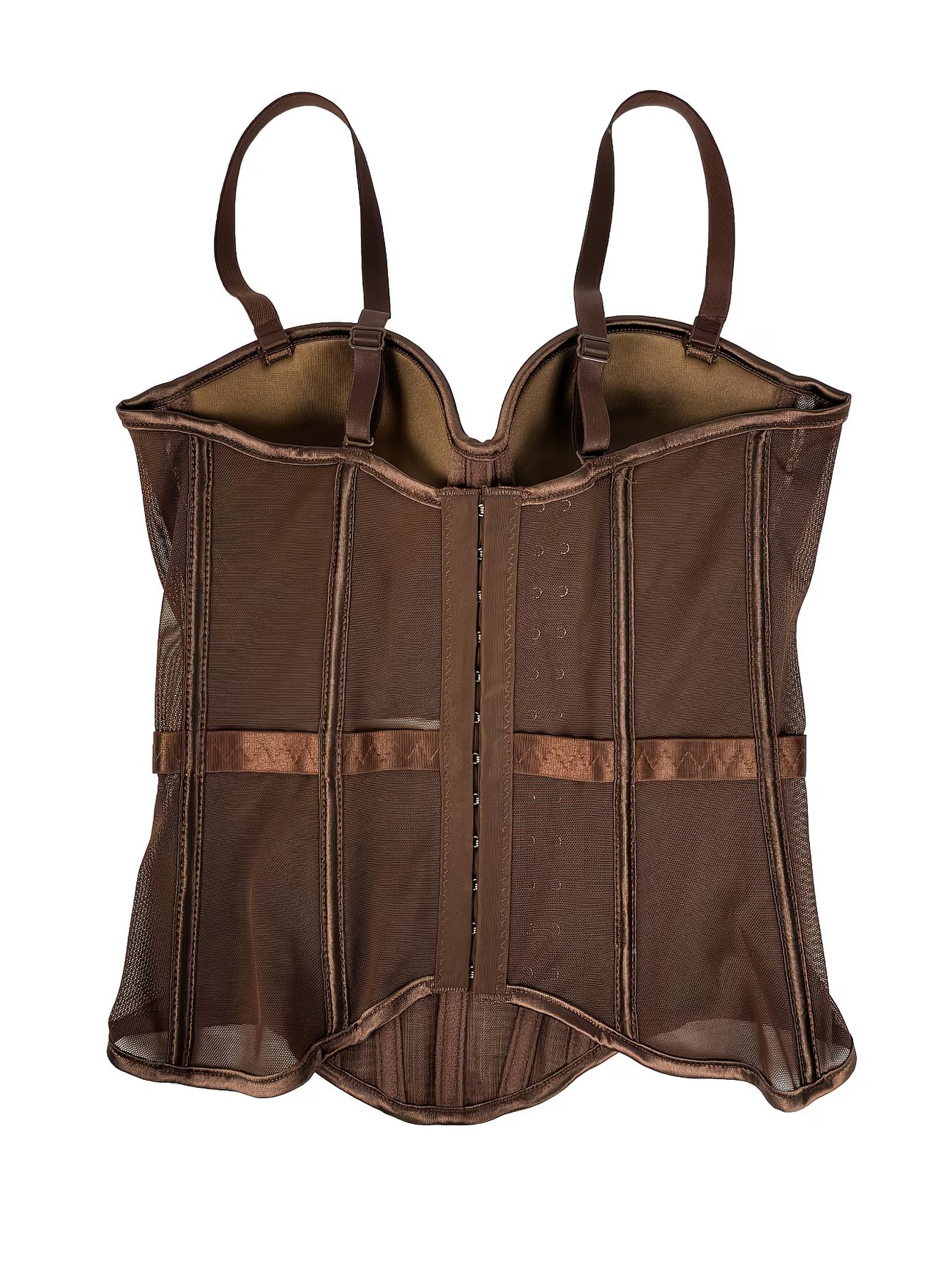 LuxeMesh™ Boned Corset Top | Elegant Sheer Mesh Tube Corset for Women