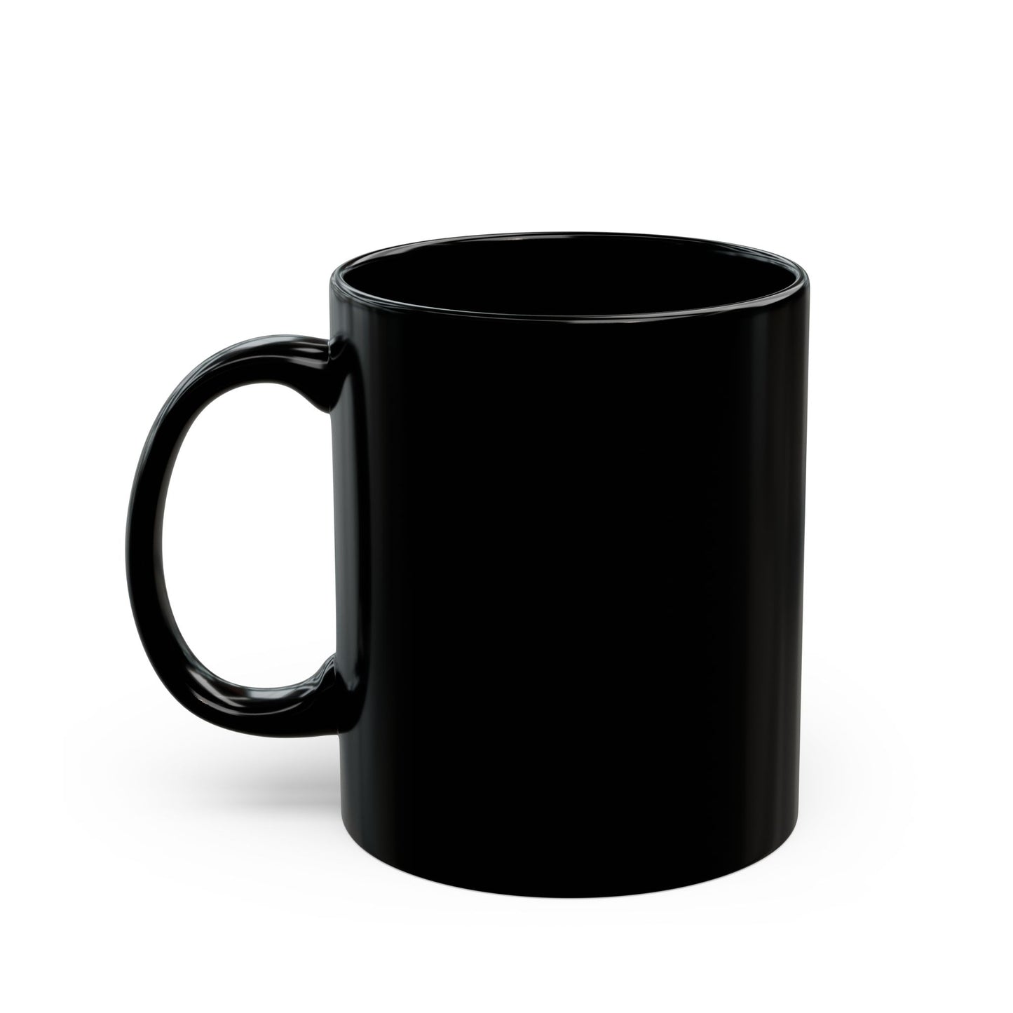 Lagoinha Logo Black Ceramic Mug — 11oz & 15oz Coffee Cup