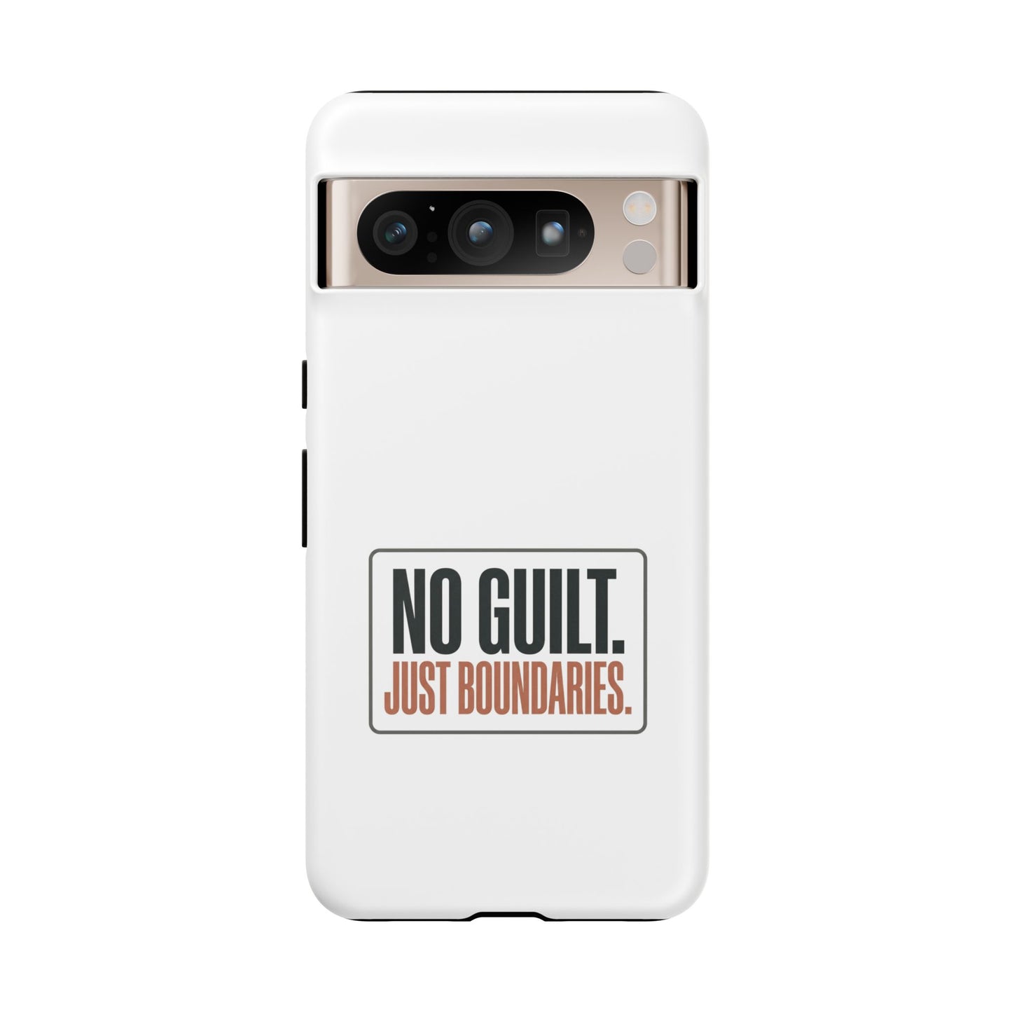 Phone Case — “No Guilt. Just Boundaries.” Motivational Protective Case