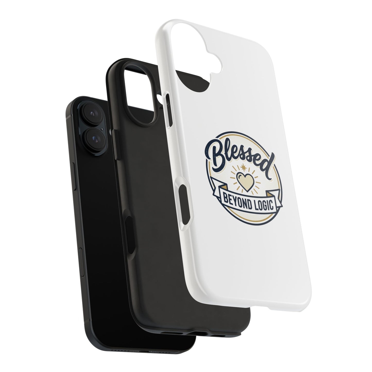Blessed Beyond Logic Tough Phone Case — Inspirational Christian Phone Cover