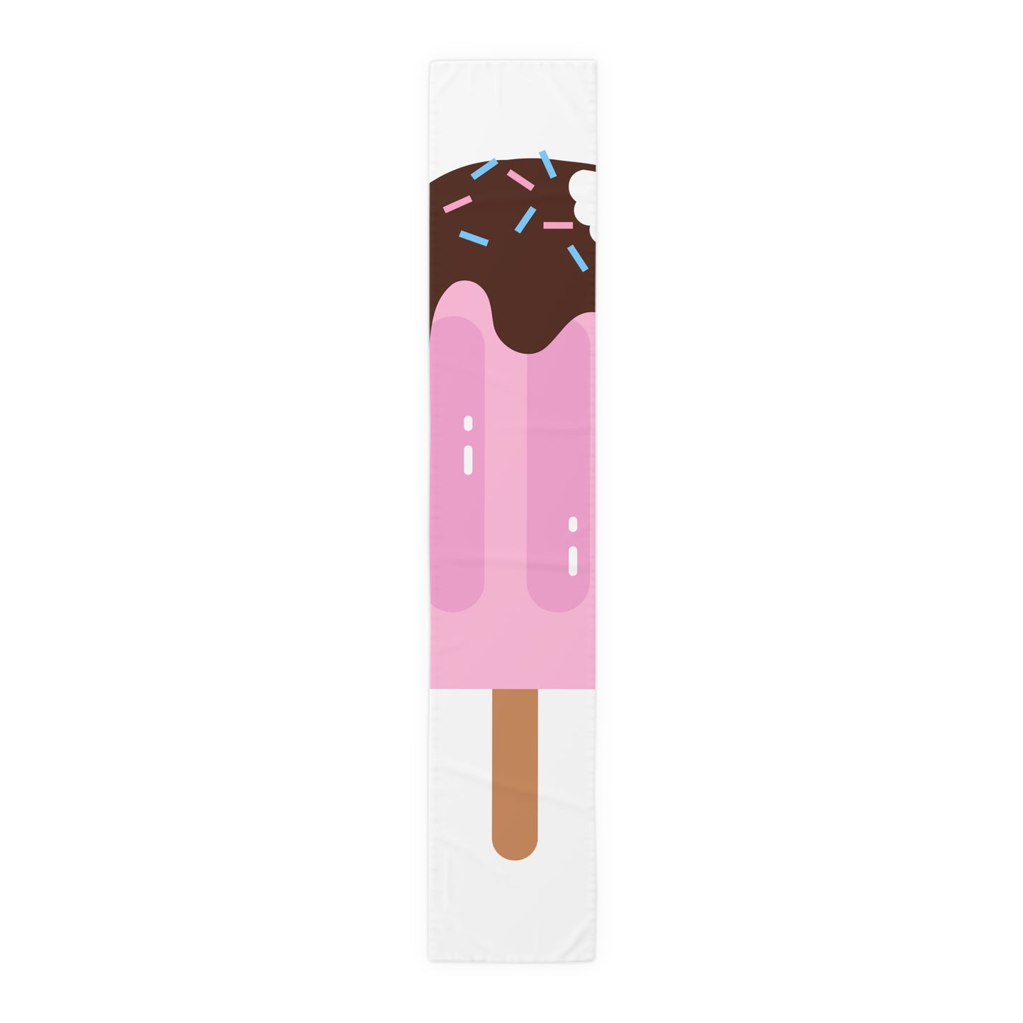 Pink Ice Pop Table Runner – Cute Popsicle Summer Dining Decor