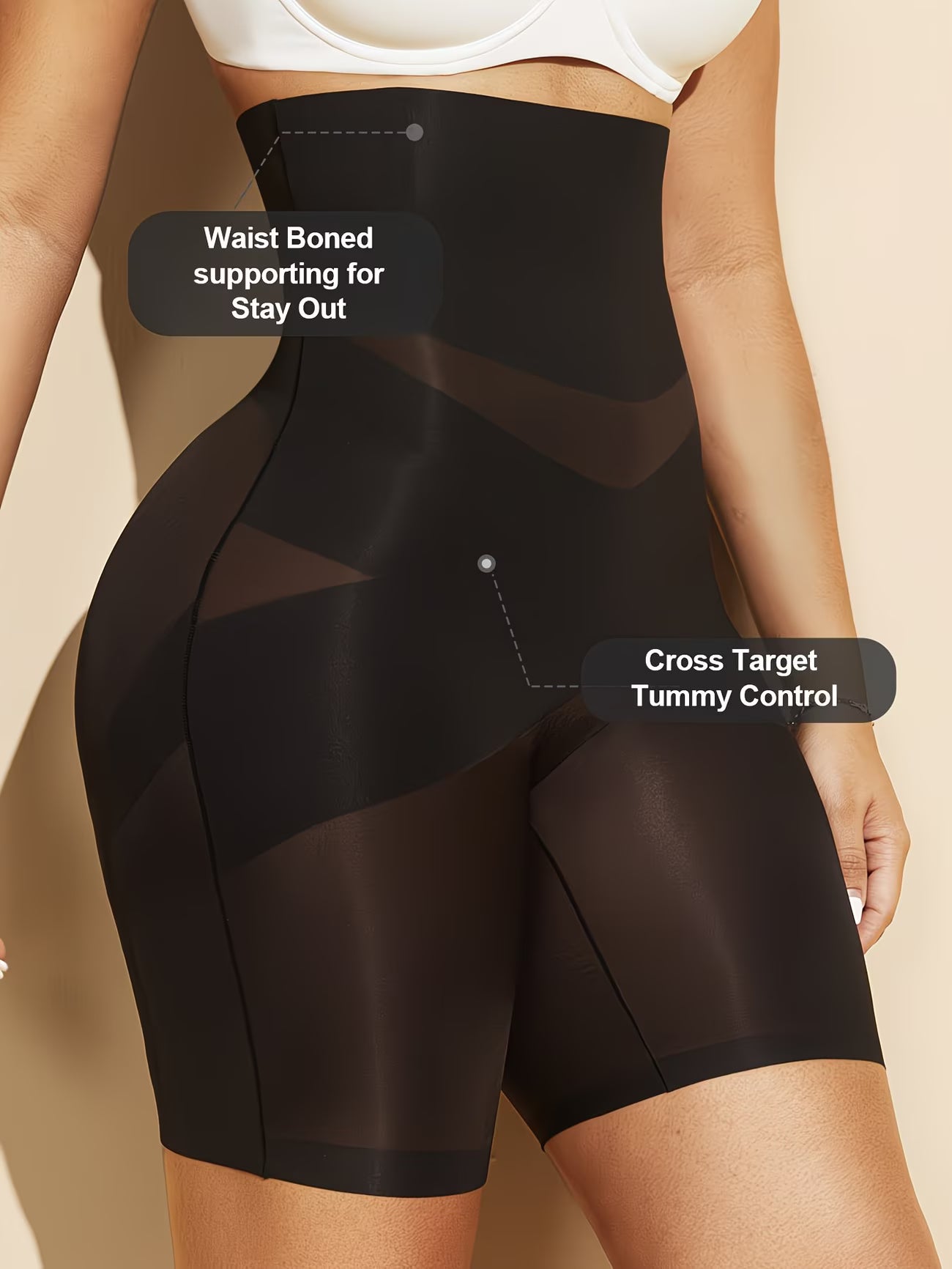 IronCurve™ Steel-Boned Shapewear Bodysuit | Double-Layer Waist Control Cross-Strap Contouring Corset