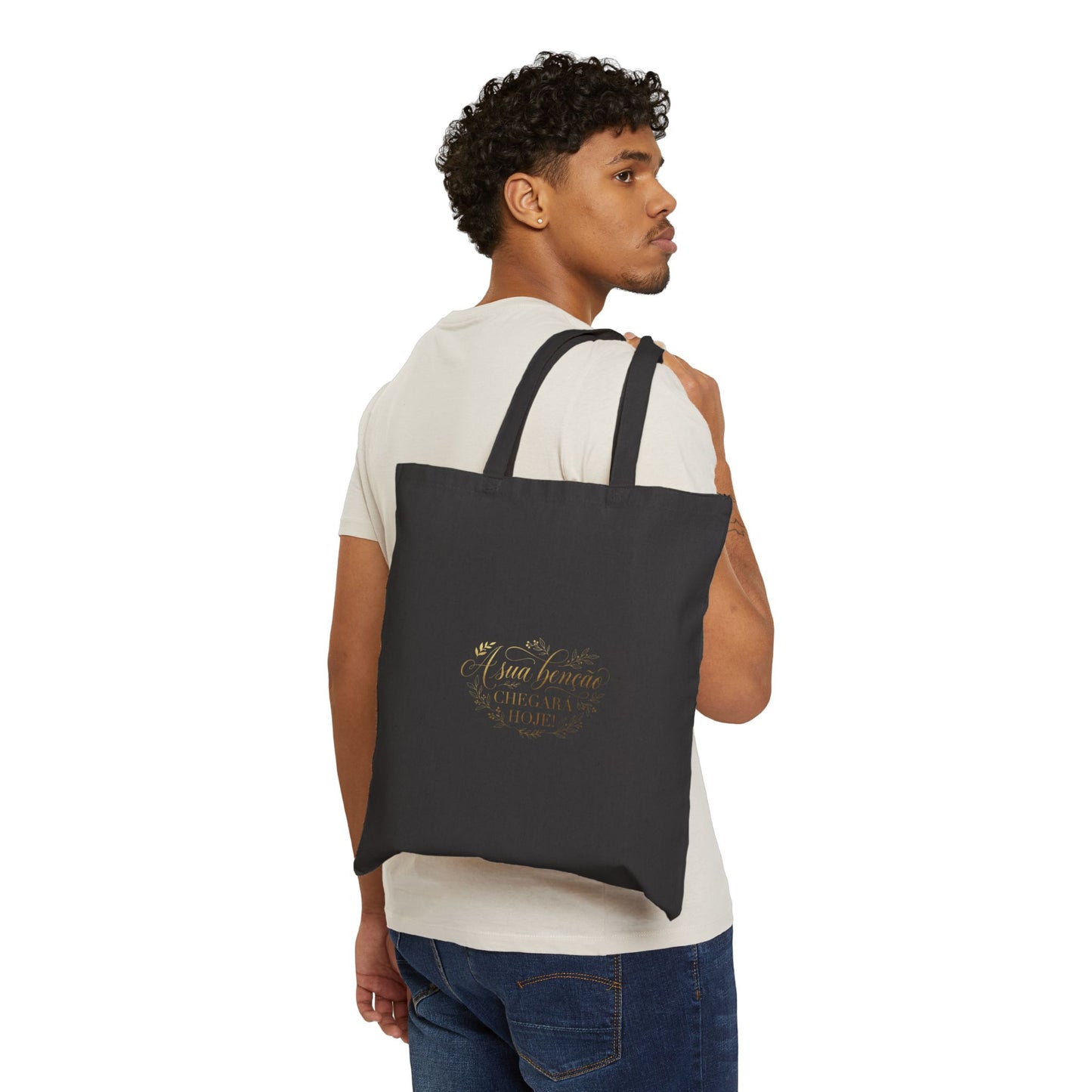 Tote Bag Cristã Personalizada – "A Sua Bênção Chegará Hoje" | Inspirada na Mensagem de Valnice Vanessa