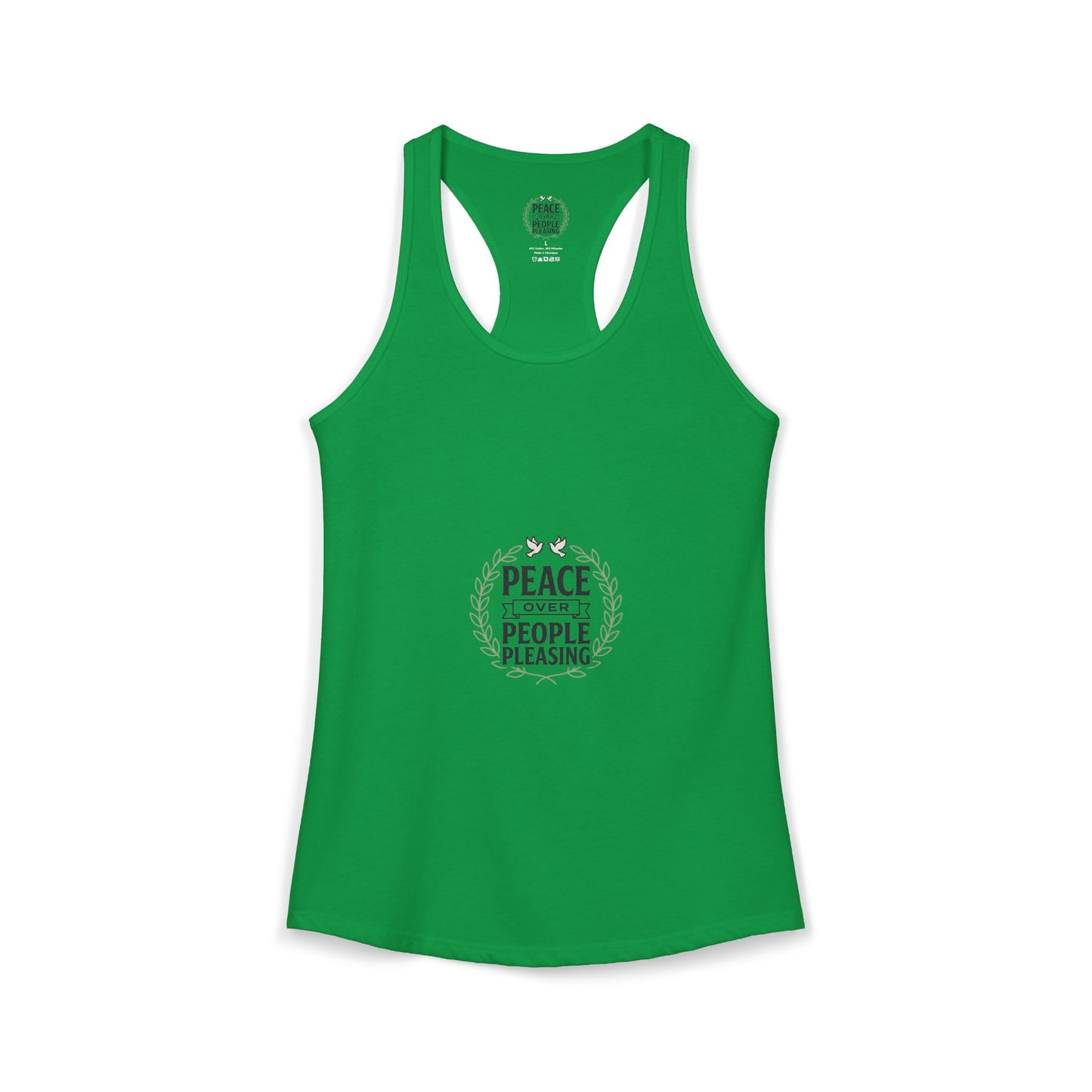 Peace Over People Pleasing Ideal Racerback Tank