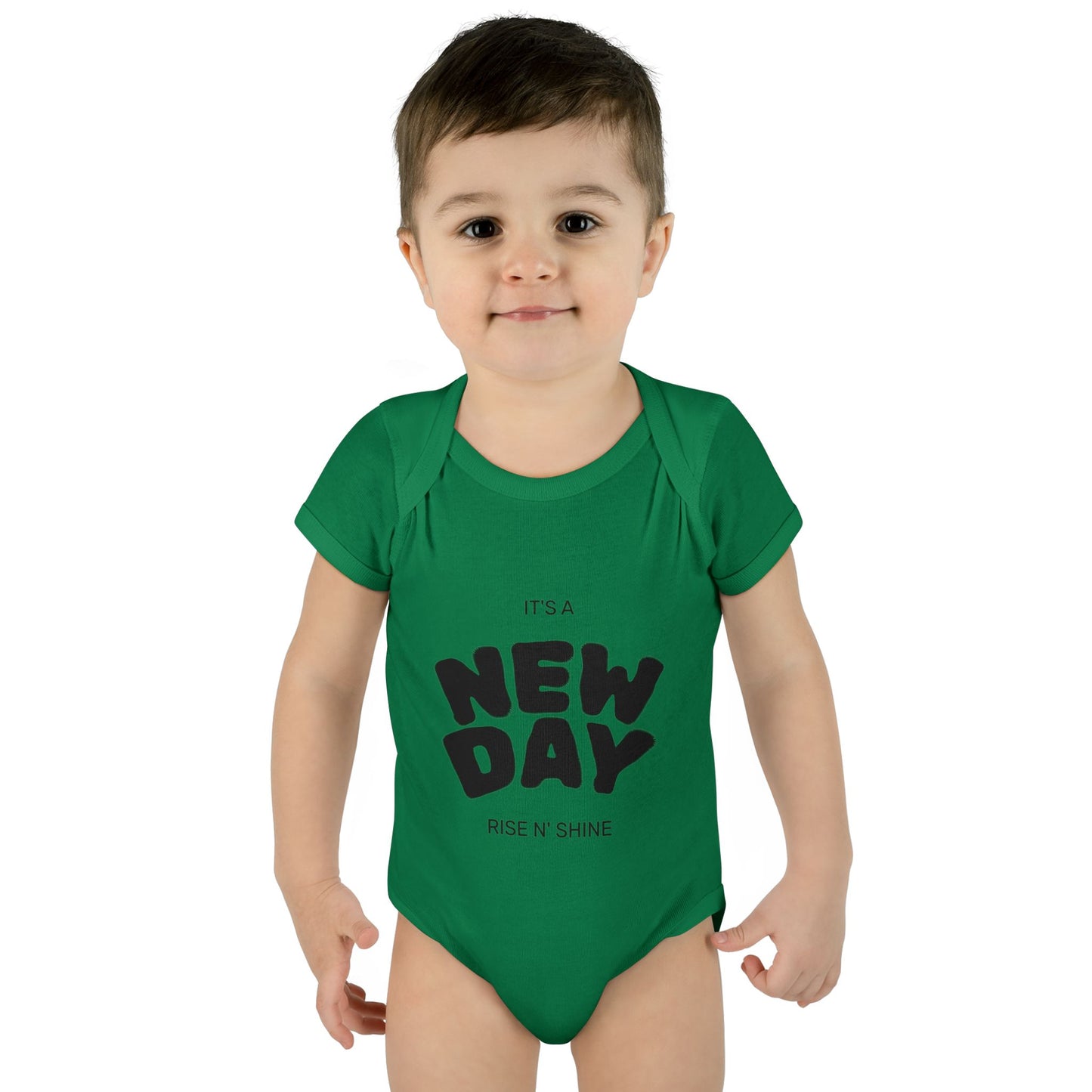 Infant Bodysuit "It's a New Day — Rise N' Shine" Baby Onesie