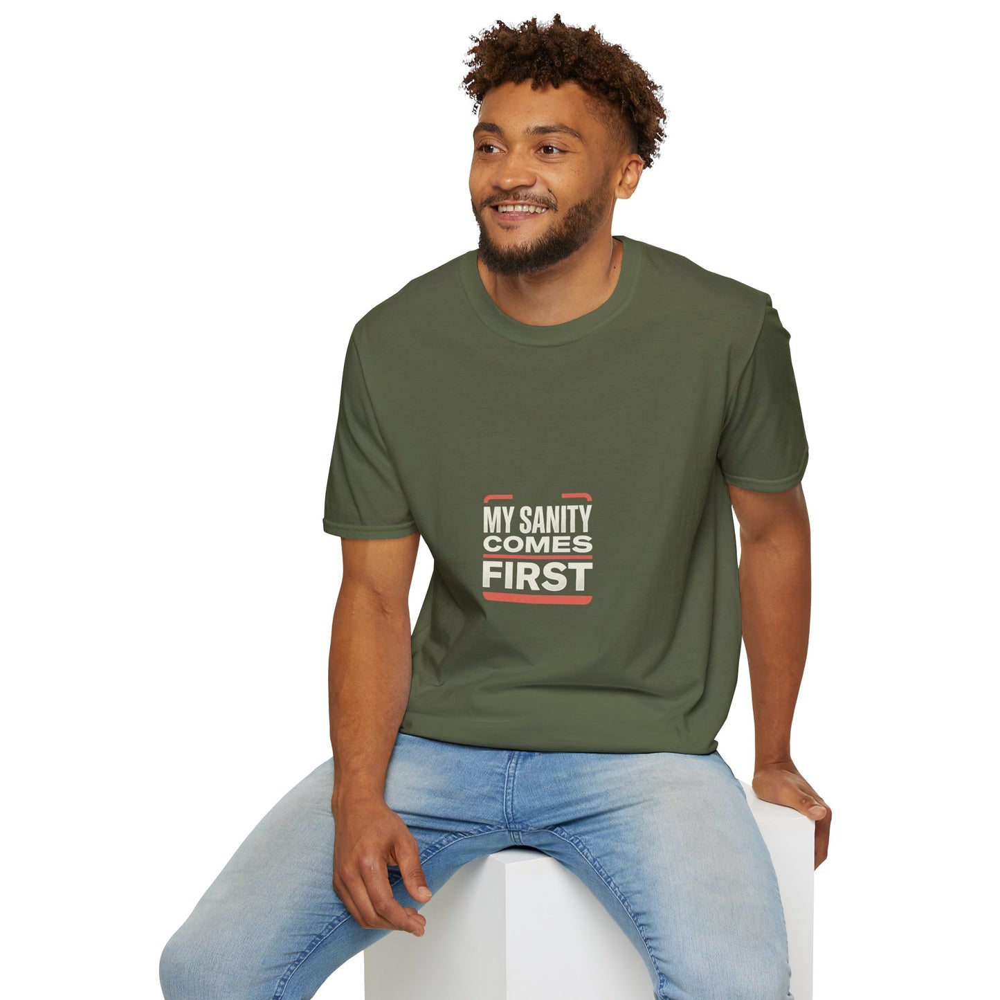T‑Shirt — Minimal 'My Sanity Comes First' Graphic Tee