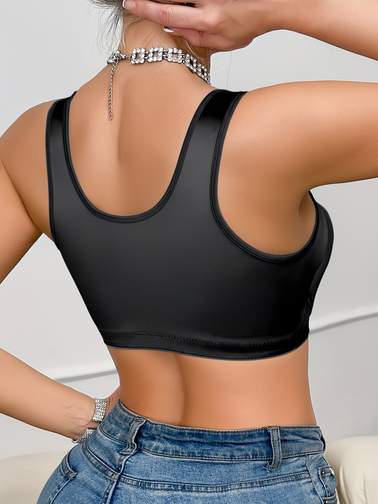 SilkGlow™ Seamless Satin Bra | Soft Support Everyday Comfort Bra for Women