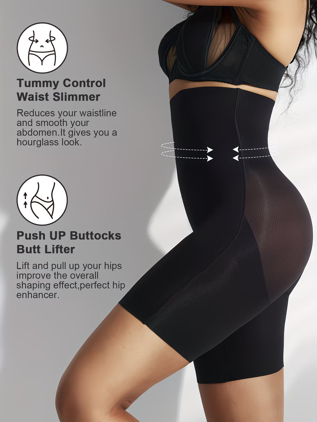 IronCurve™ Steel-Boned Shapewear Bodysuit | Double-Layer Waist Control Cross-Strap Contouring Corset
