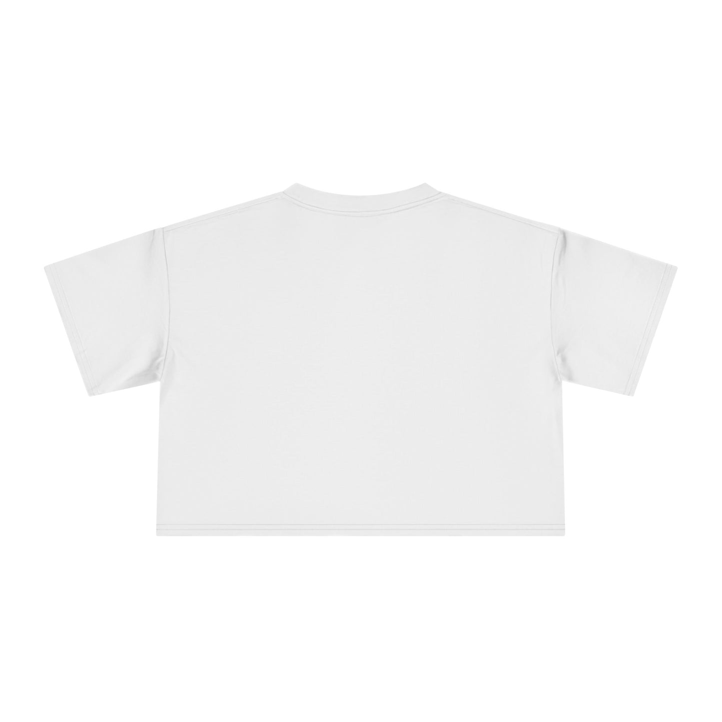 Retro Geometric Crop Tee — 80s Memphis Pattern Women's Top