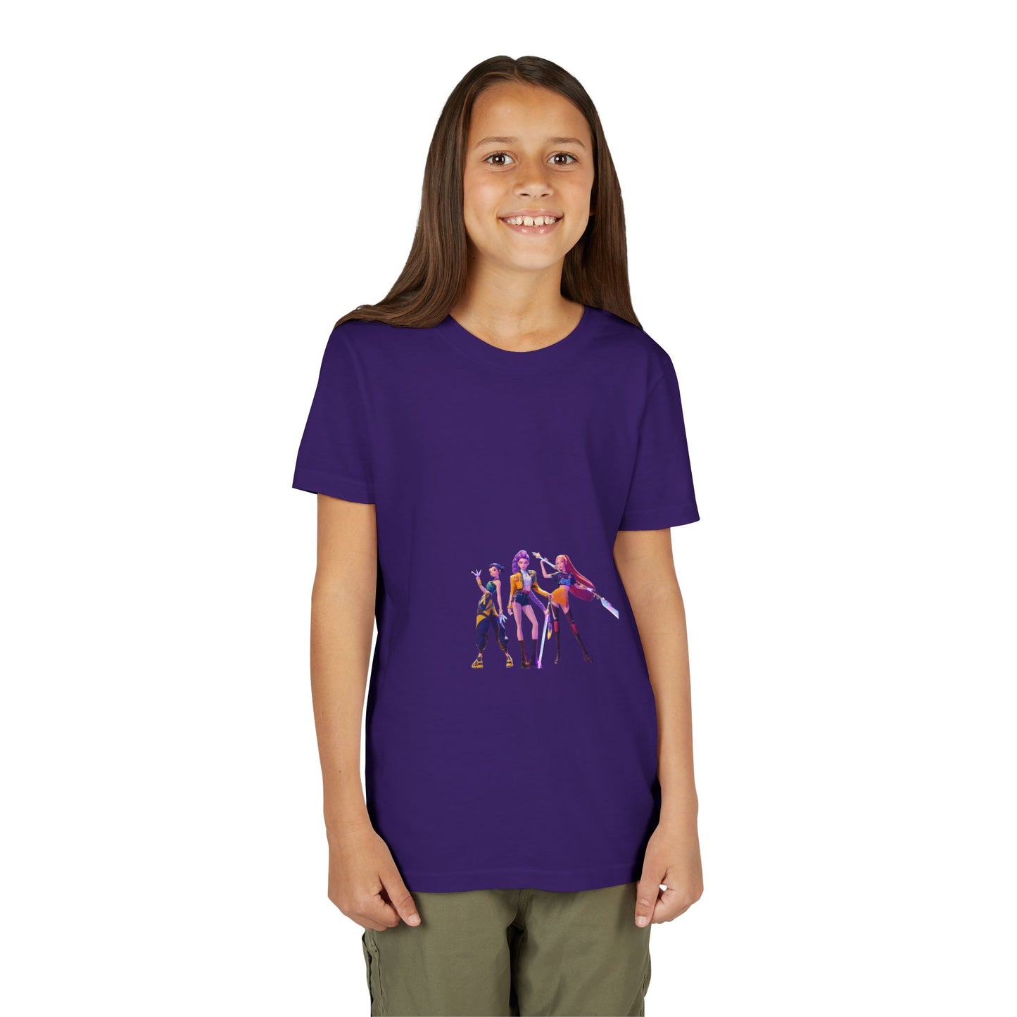 Youth Tee — Colorful Cartoon Band Kids T‑Shirt