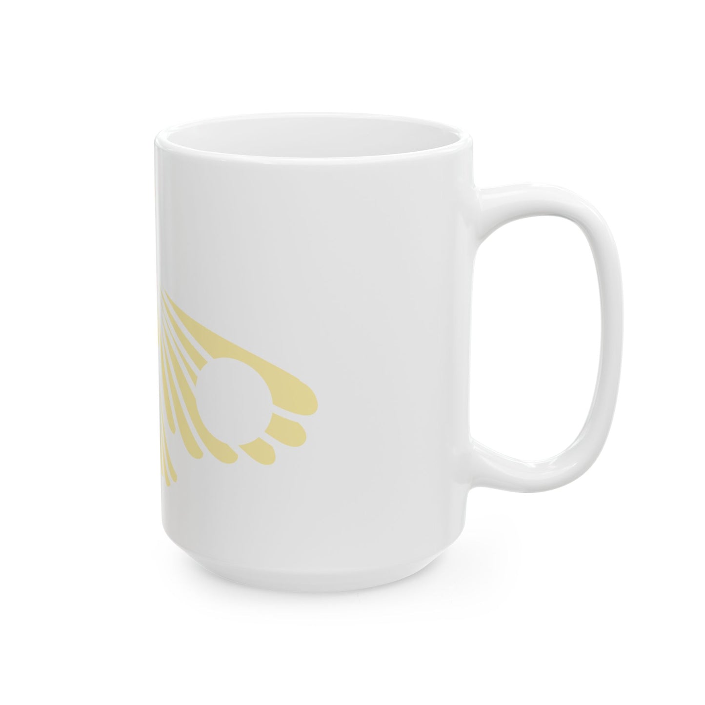 Moth & Crescent Ceramic Mug – Caneca de Cerâmica com Mariposa e Lua Crescente