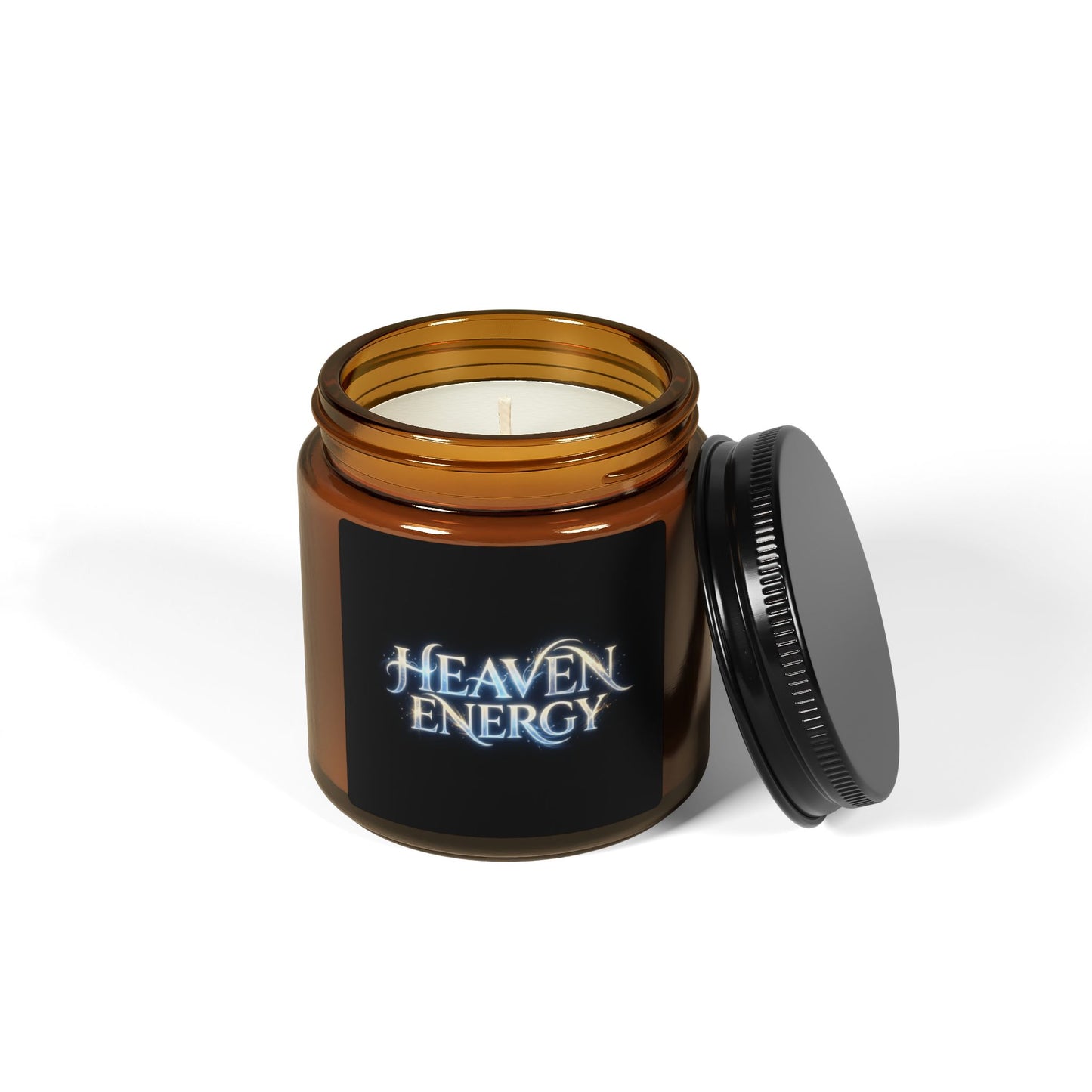 Heaven Energy Scented Candle — Amber Soy Jar