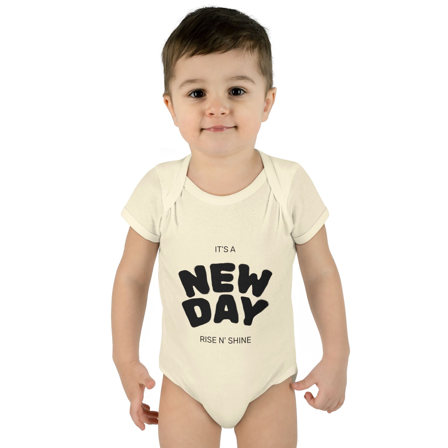 Infant Bodysuit "It's a New Day — Rise N' Shine" Baby Onesie