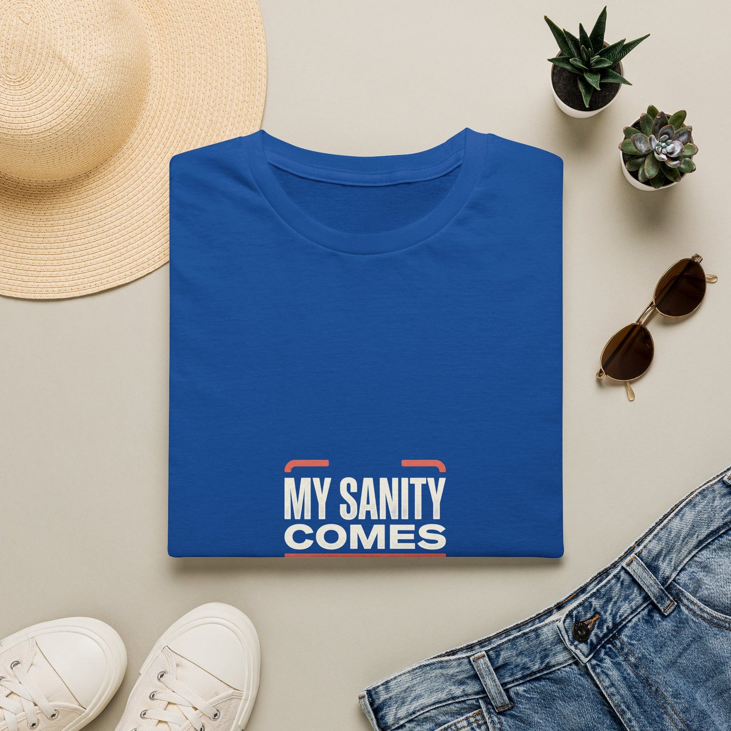 T‑Shirt — Minimal 'My Sanity Comes First' Graphic Tee