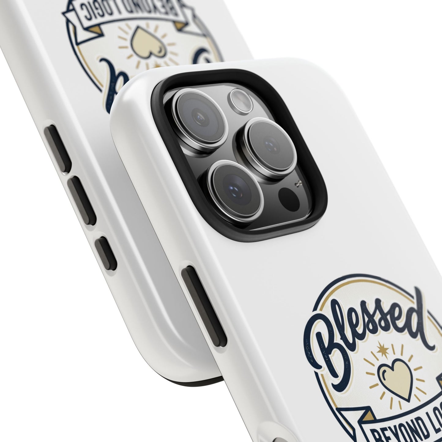 Blessed Beyond Logic Tough Phone Case — Inspirational Christian Phone Cover