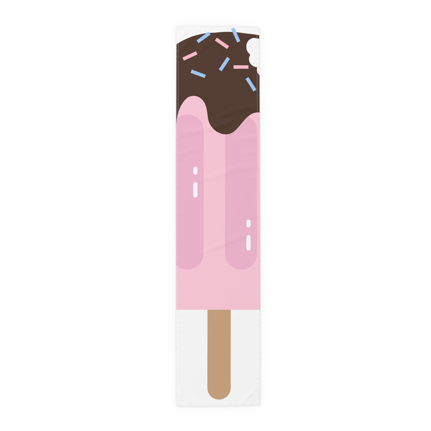 Pink Ice Pop Table Runner – Cute Popsicle Summer Dining Decor