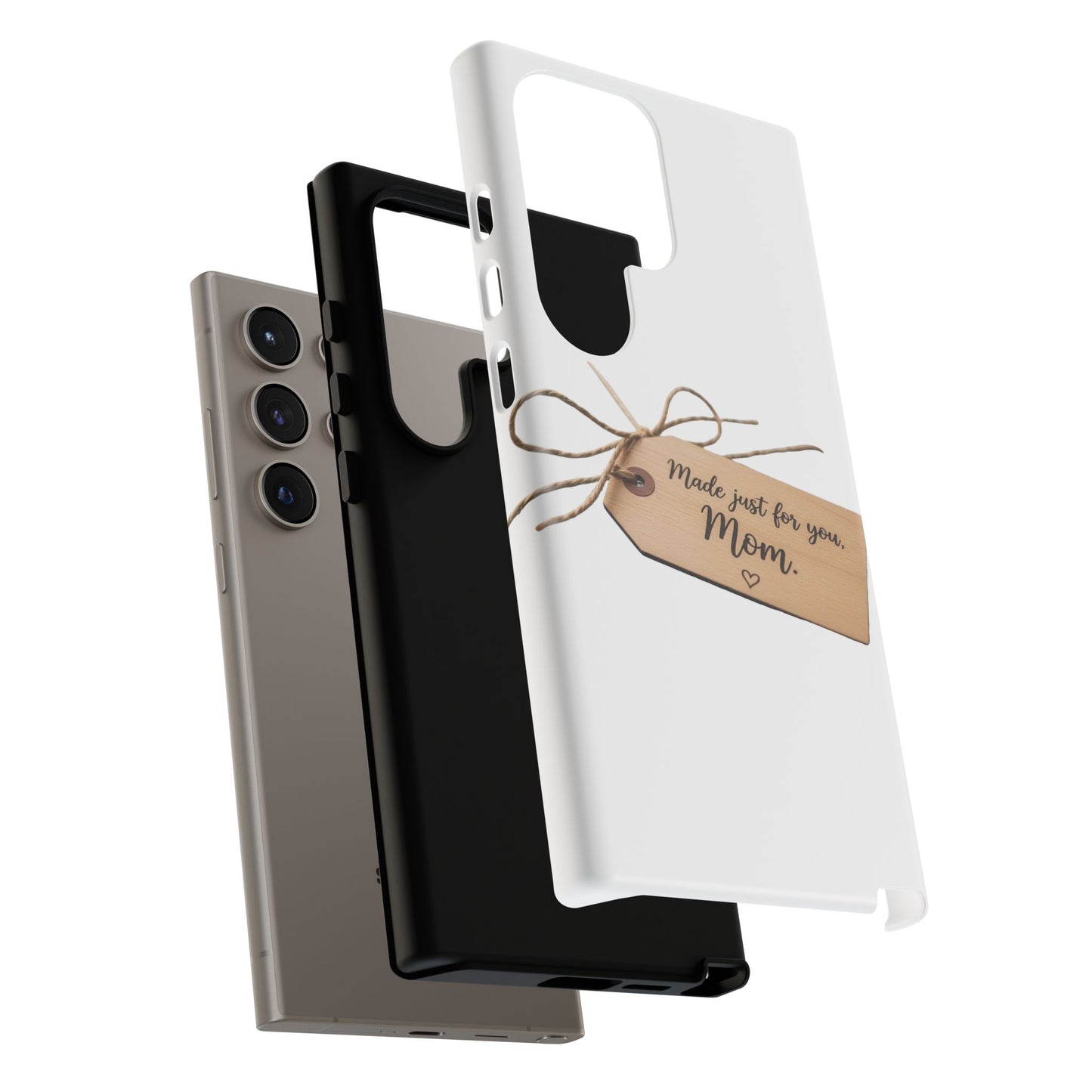 Mom Gift Phone Case — "Made Just for You, Mom" Tough Protective Cover