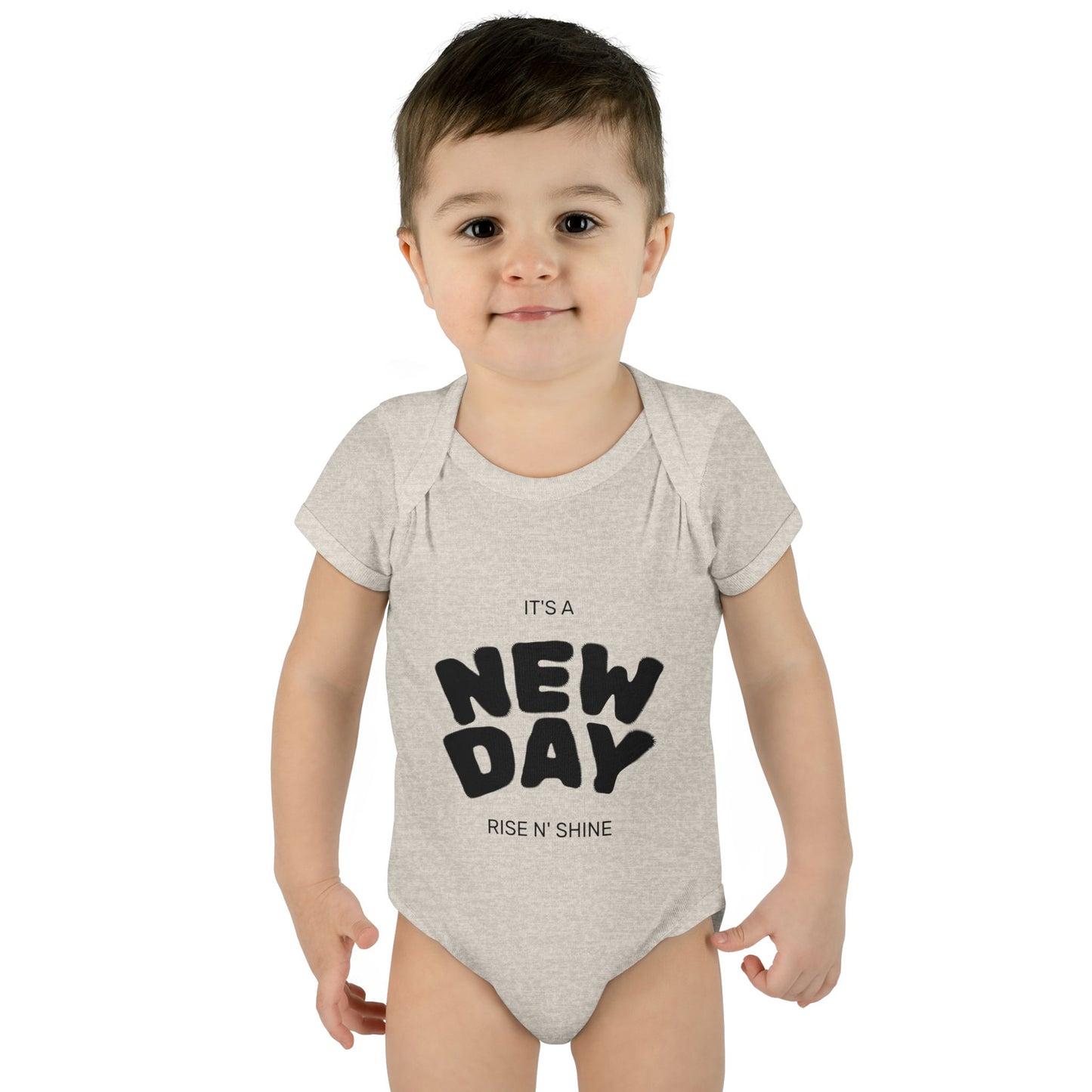 Infant Bodysuit "It's a New Day — Rise N' Shine" Baby Onesie