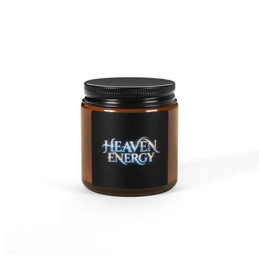 Heaven Energy Scented Candle — Amber Soy Jar