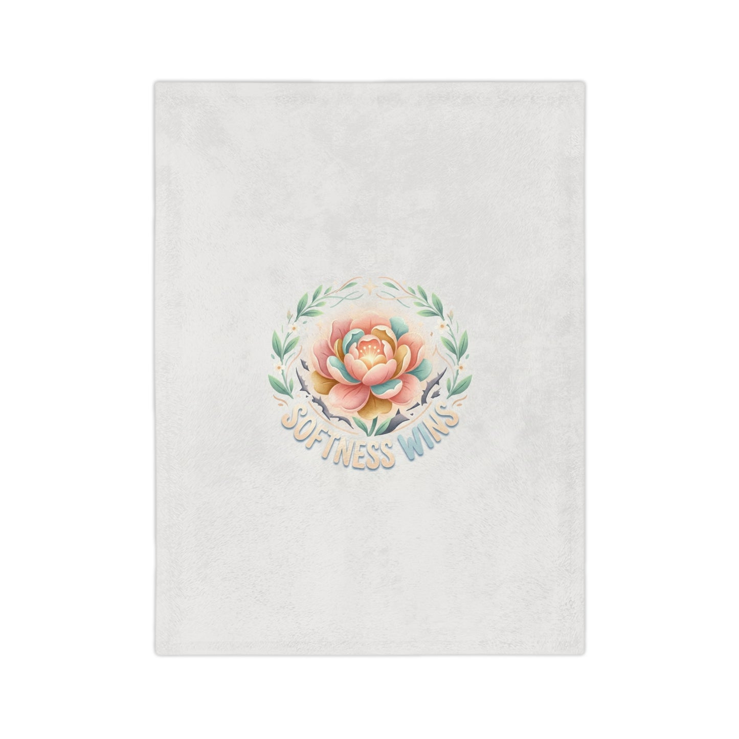 Velveteen Microfiber Blanket — Softness Wins Floral Throw Blanket