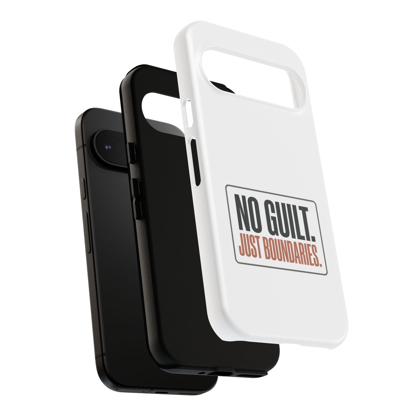 Phone Case — “No Guilt. Just Boundaries.” Motivational Protective Case