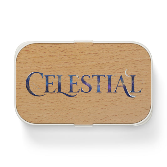 Celestial Bento Lunch Box – Wooden Lid Portable Lunchbox