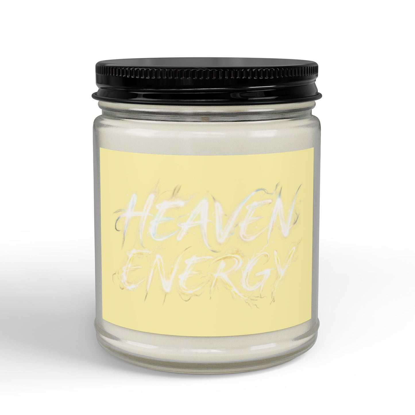 Scented Soy Candle — "Heaven Energy" Amber Jar (4oz & 9oz)