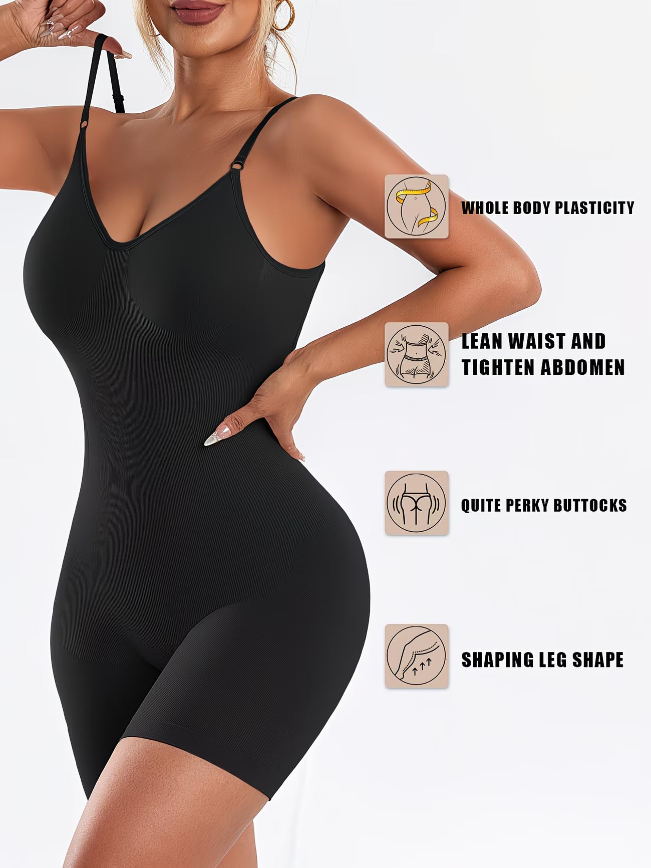 FlexSculpt™ Seamless Backless Yoga Bodysuit | Tummy Control Butt Lift Active Shapewear for Fitness & Daily Wear