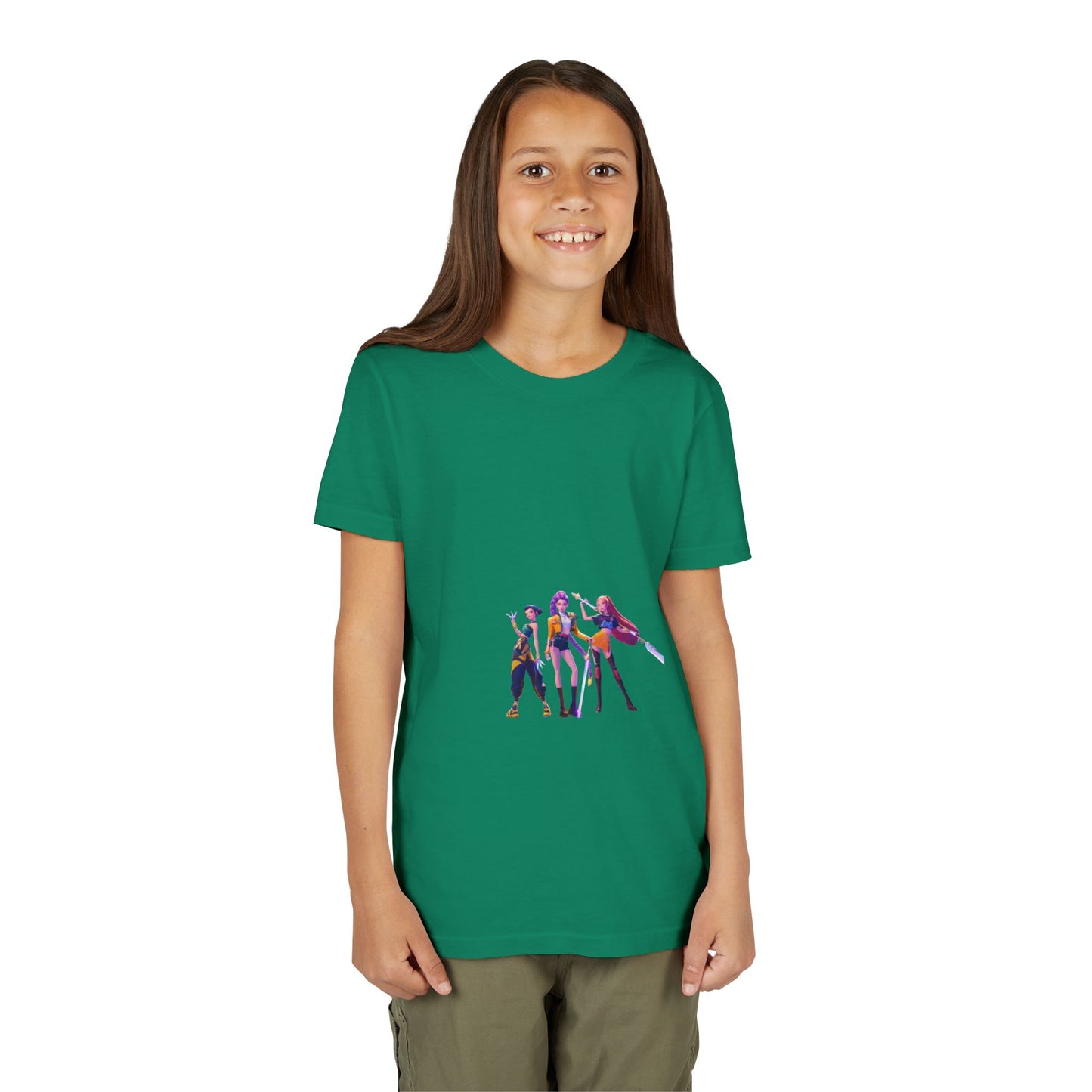 Youth Tee — Colorful Cartoon Band Kids T‑Shirt