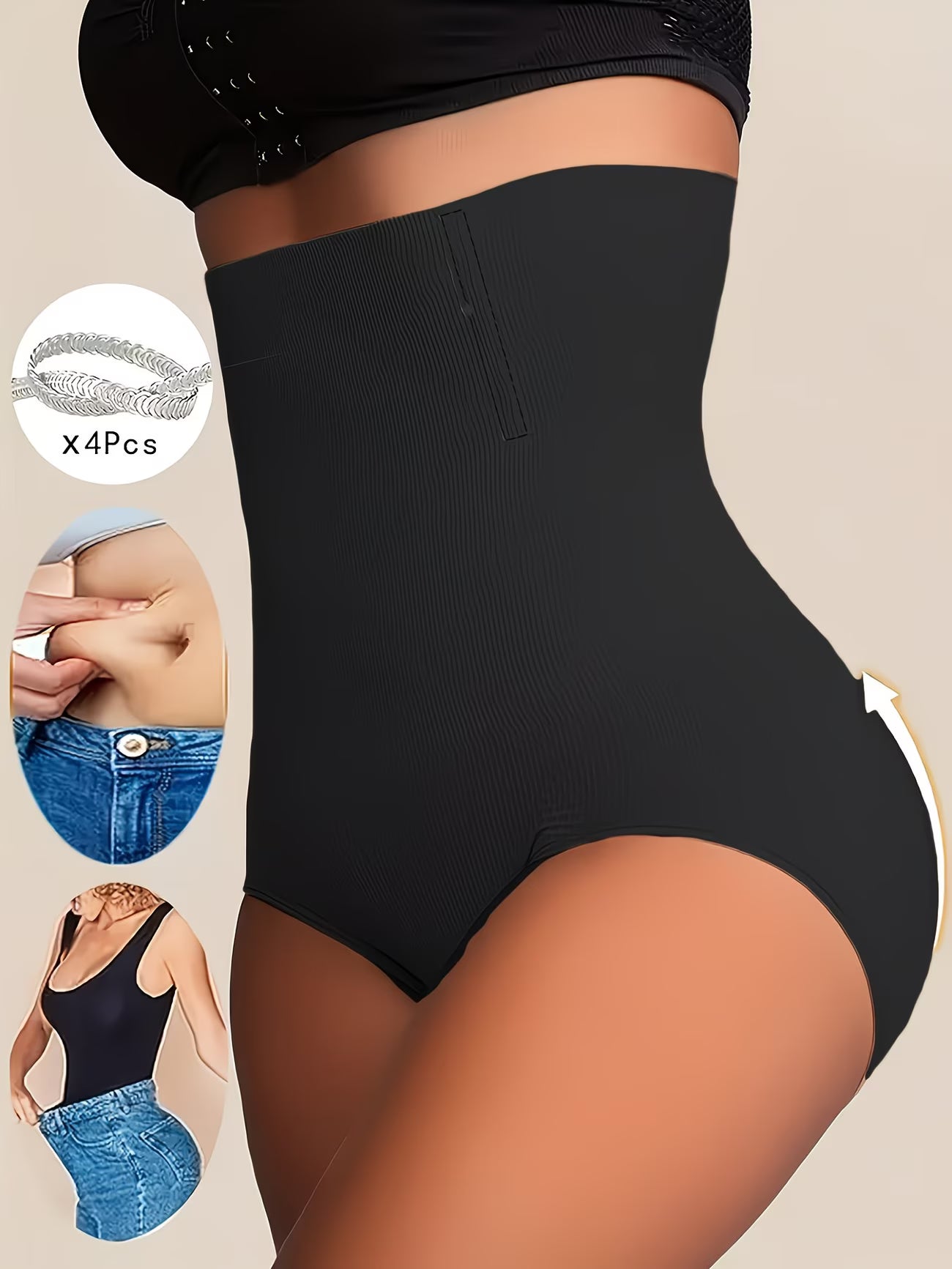 SculptLine™ High-Waisted Shapewear Leggings | Tummy Control & Butt Lift Body Shaper