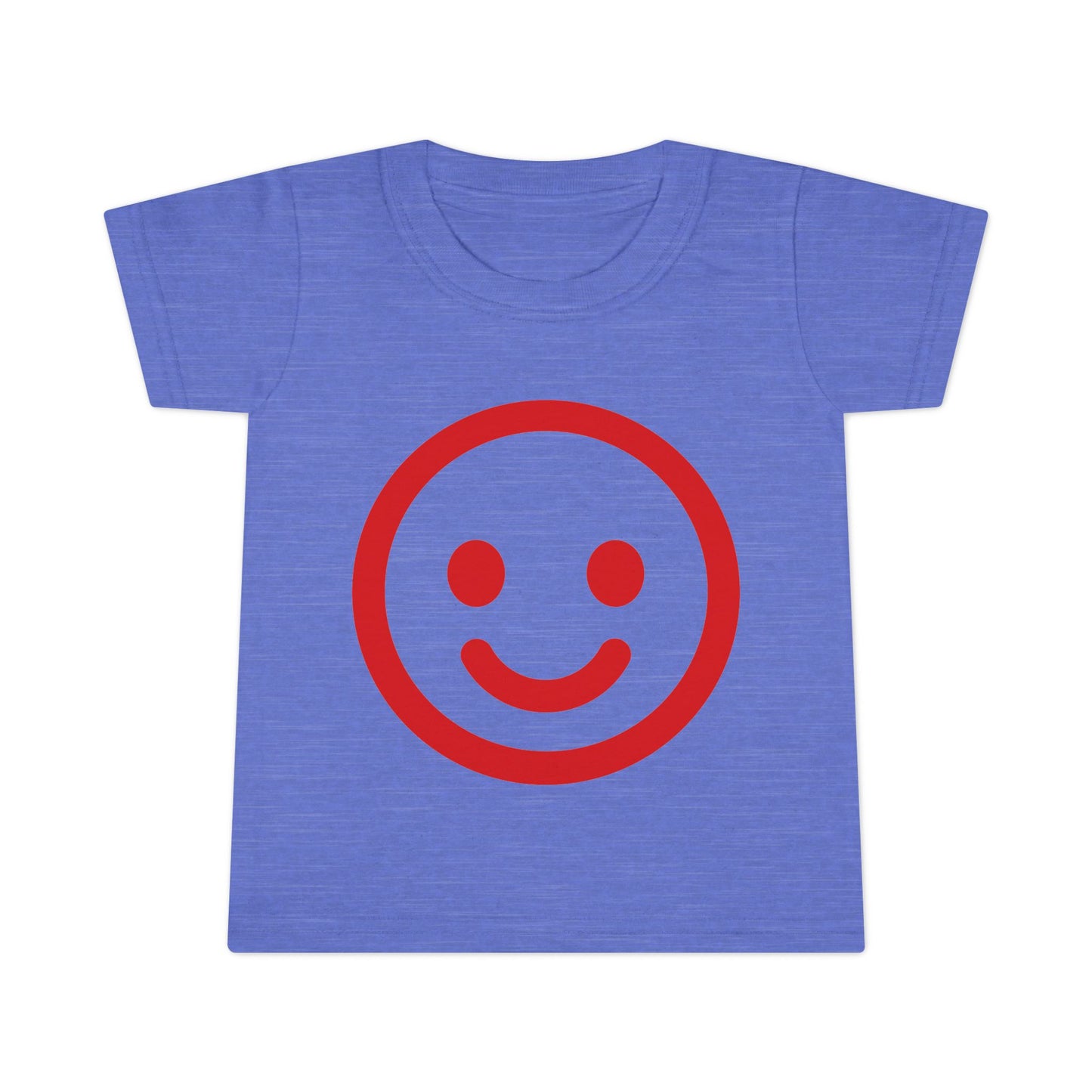 Toddler T-Shirt — Red Smiley Face Cute & Playful Kids Tee