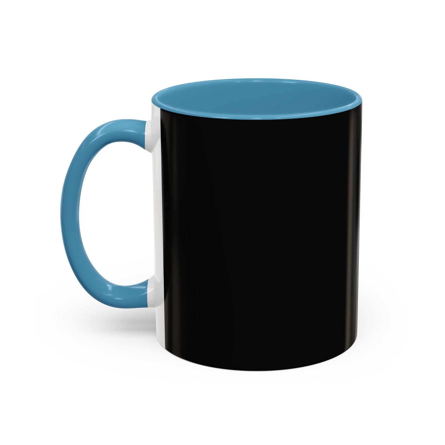 Caneca de café - Caneca inspiradora com detalhes pretos "Meu Brilho É Meu Próprio Negócio" (11/15 onças)