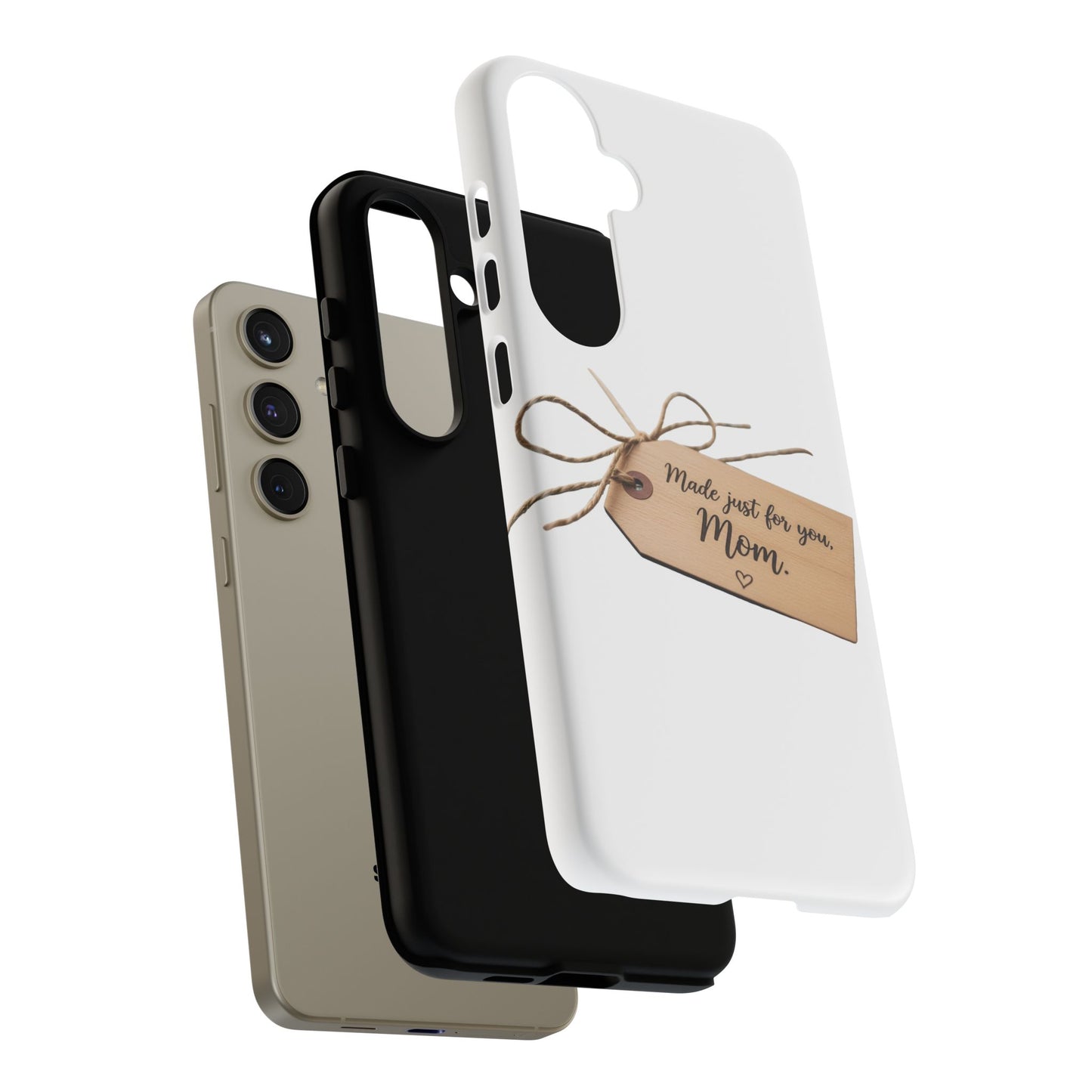 Mom Gift Phone Case — "Made Just for You, Mom" Tough Protective Cover