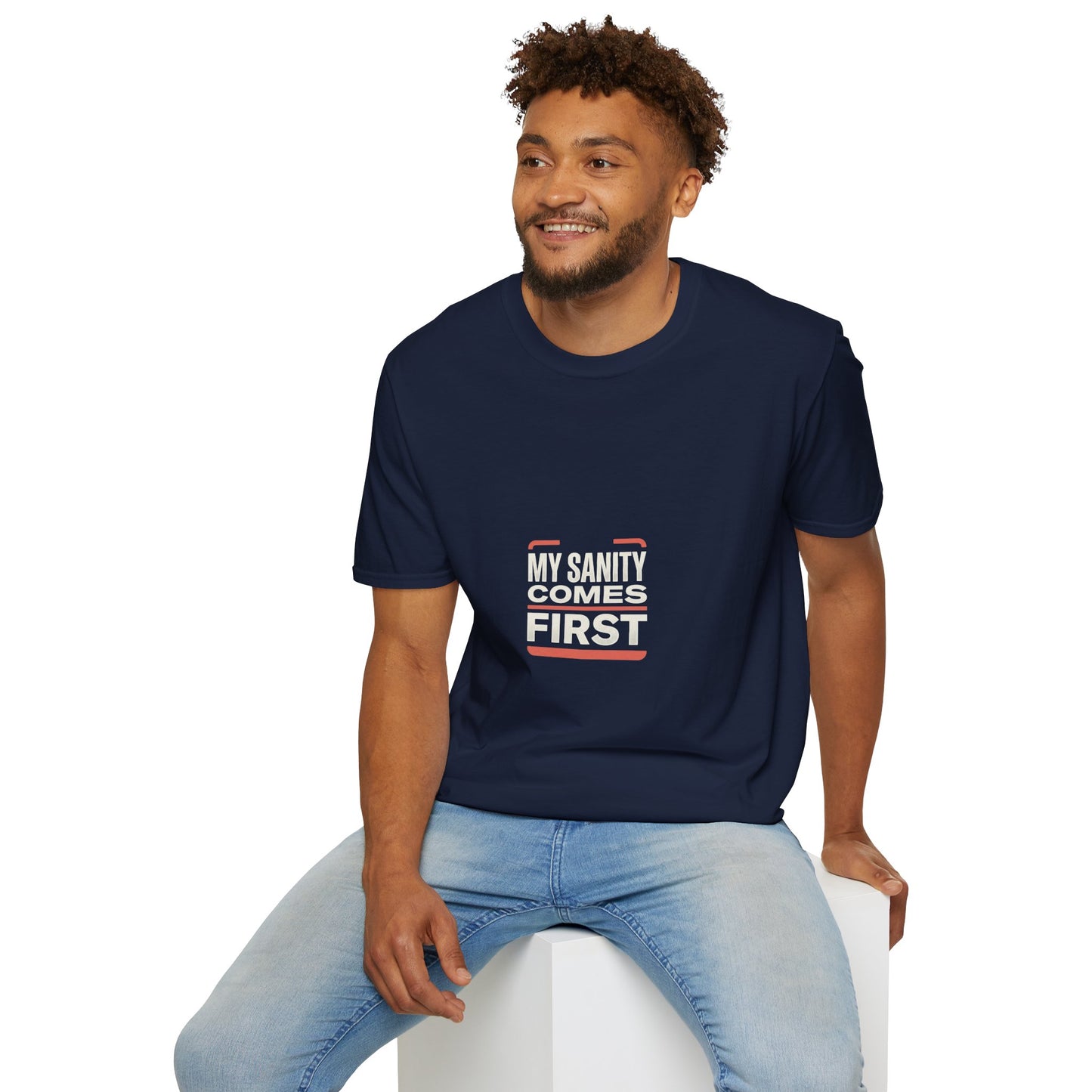 T‑Shirt — Minimal 'My Sanity Comes First' Graphic Tee