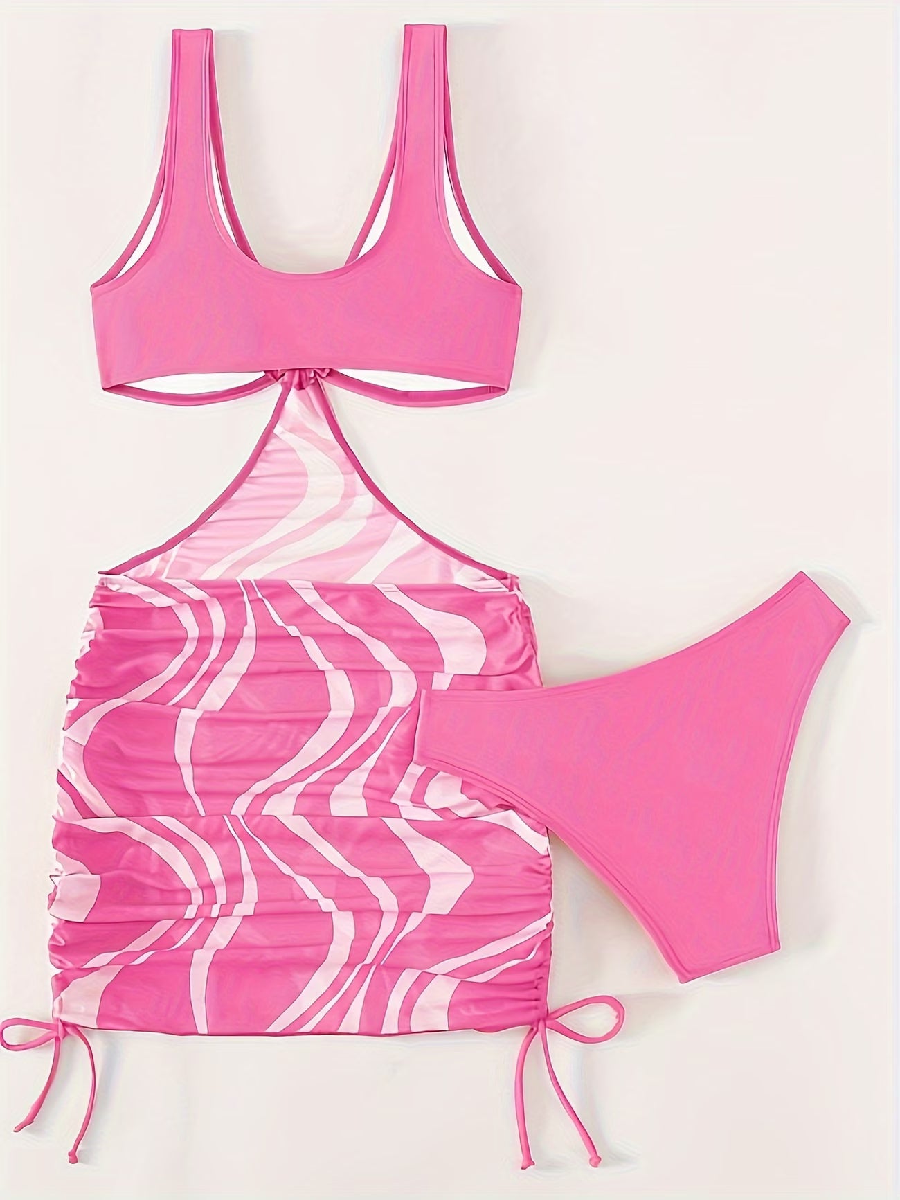 Coastal Chic Striped Bikini Set