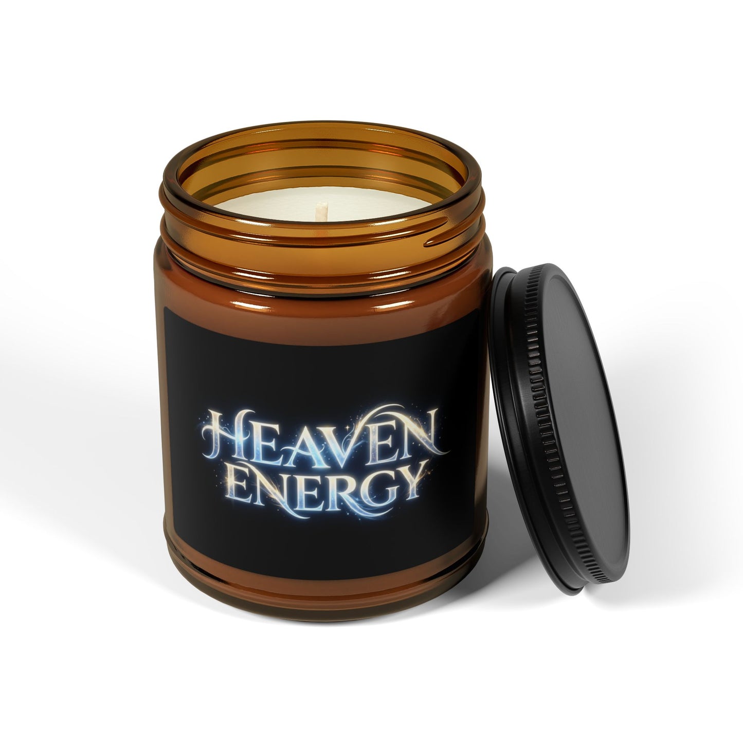 Heaven Energy Scented Candle — Amber Soy Jar