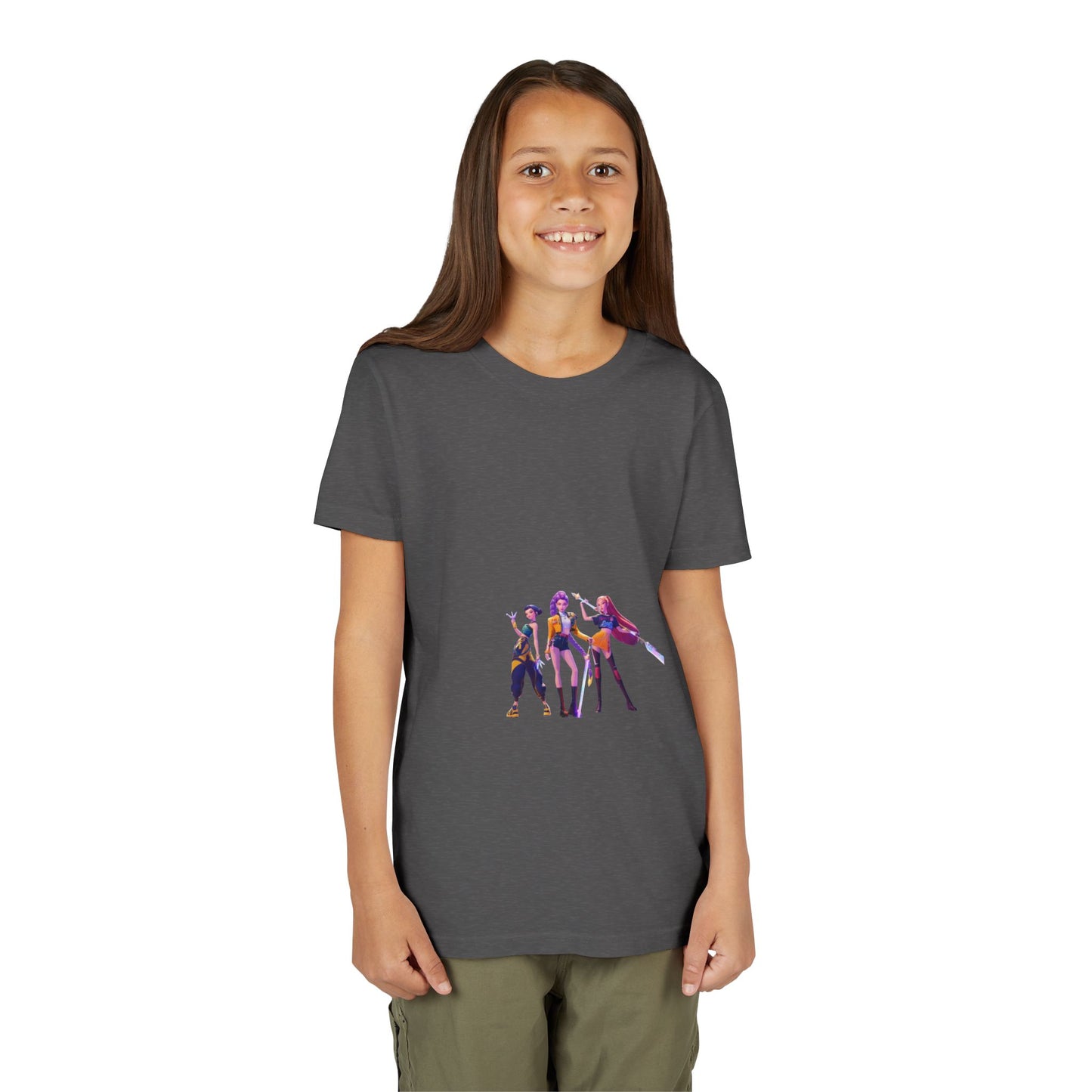 Youth Tee — Colorful Cartoon Band Kids T‑Shirt