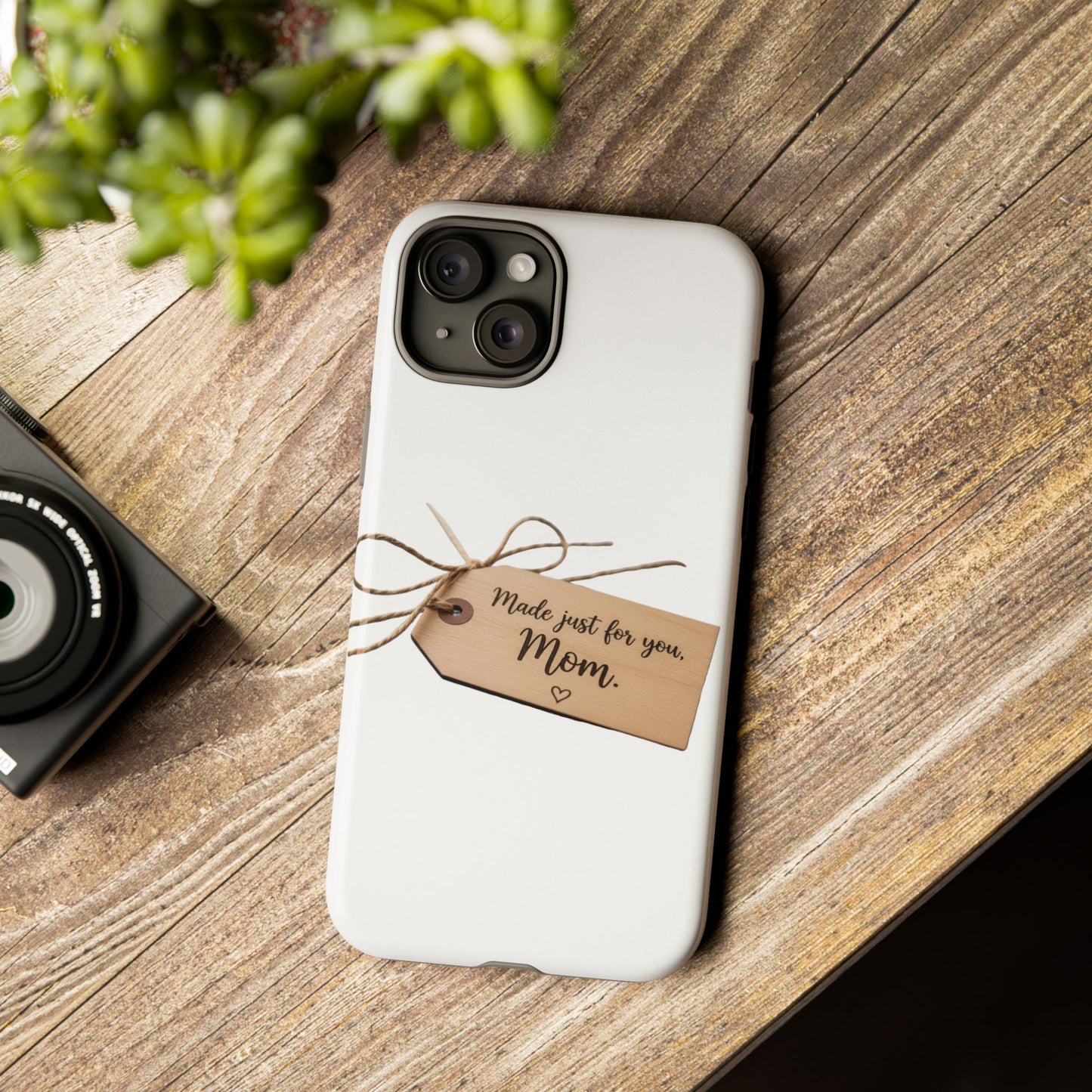 Mom Gift Phone Case — "Made Just for You, Mom" Tough Protective Cover