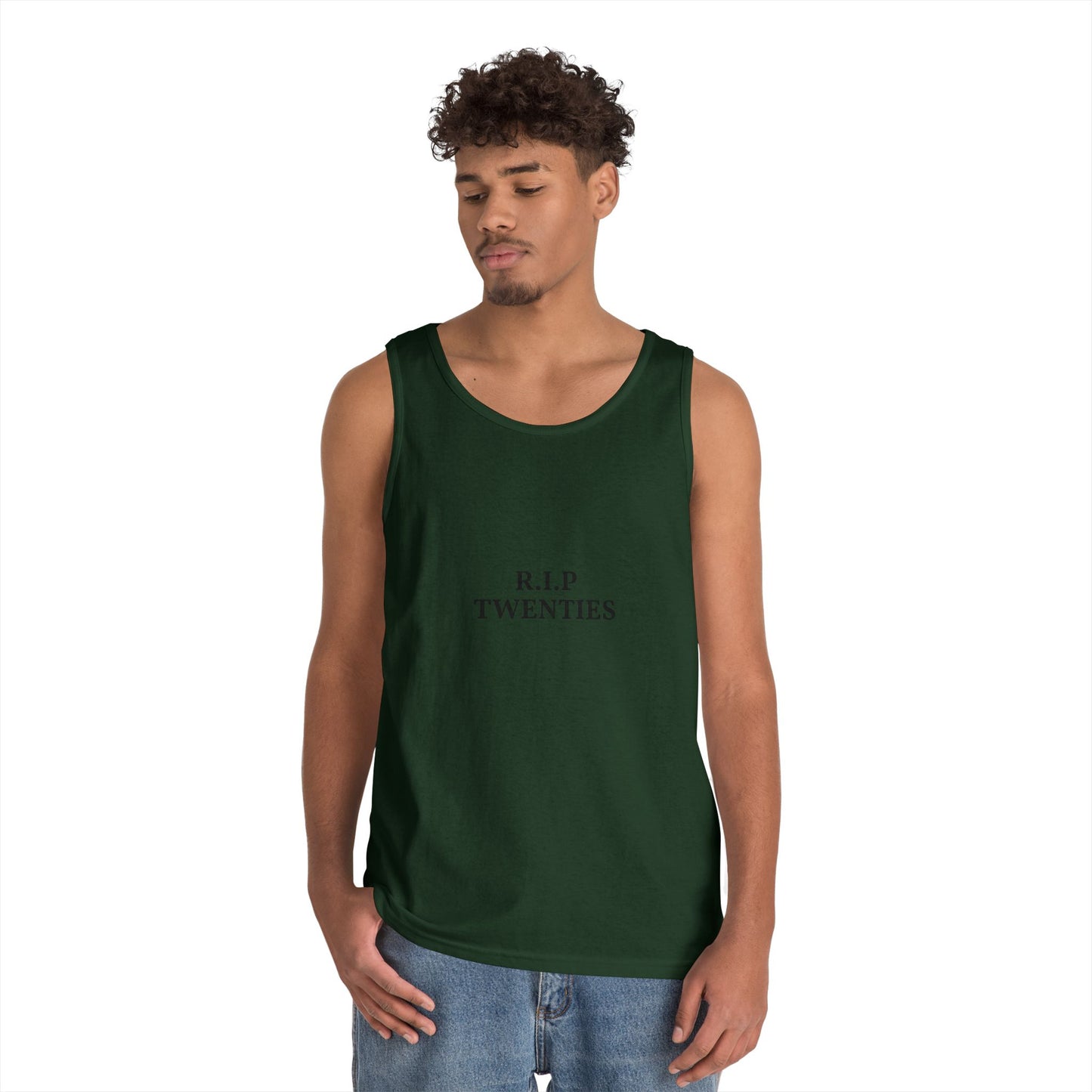 R.I.P. Twenties Tank Top — Funny Millennial Nostalgia Graphic Tank