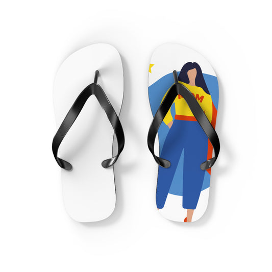 Supermom Graphic Flip Flops – Women’s Casual Summer Sandals