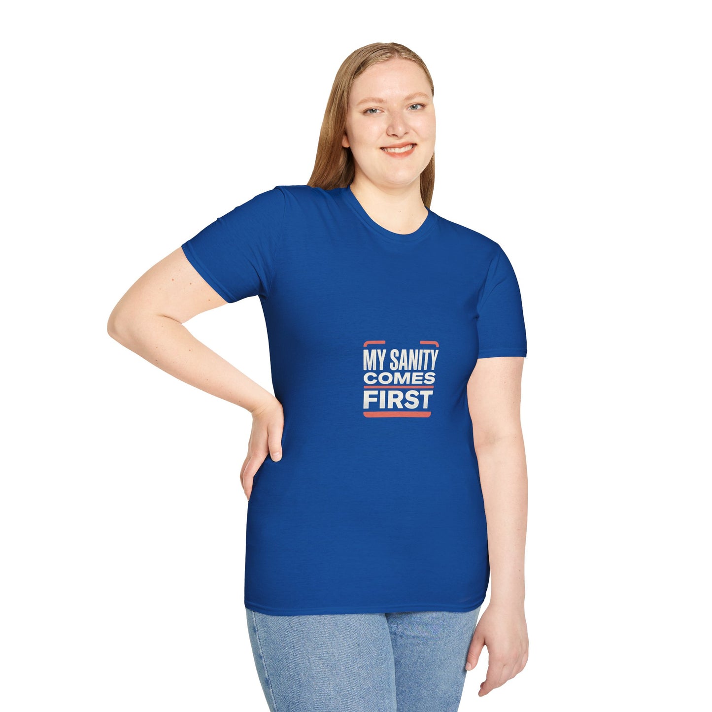 T‑Shirt — Minimal 'My Sanity Comes First' Graphic Tee